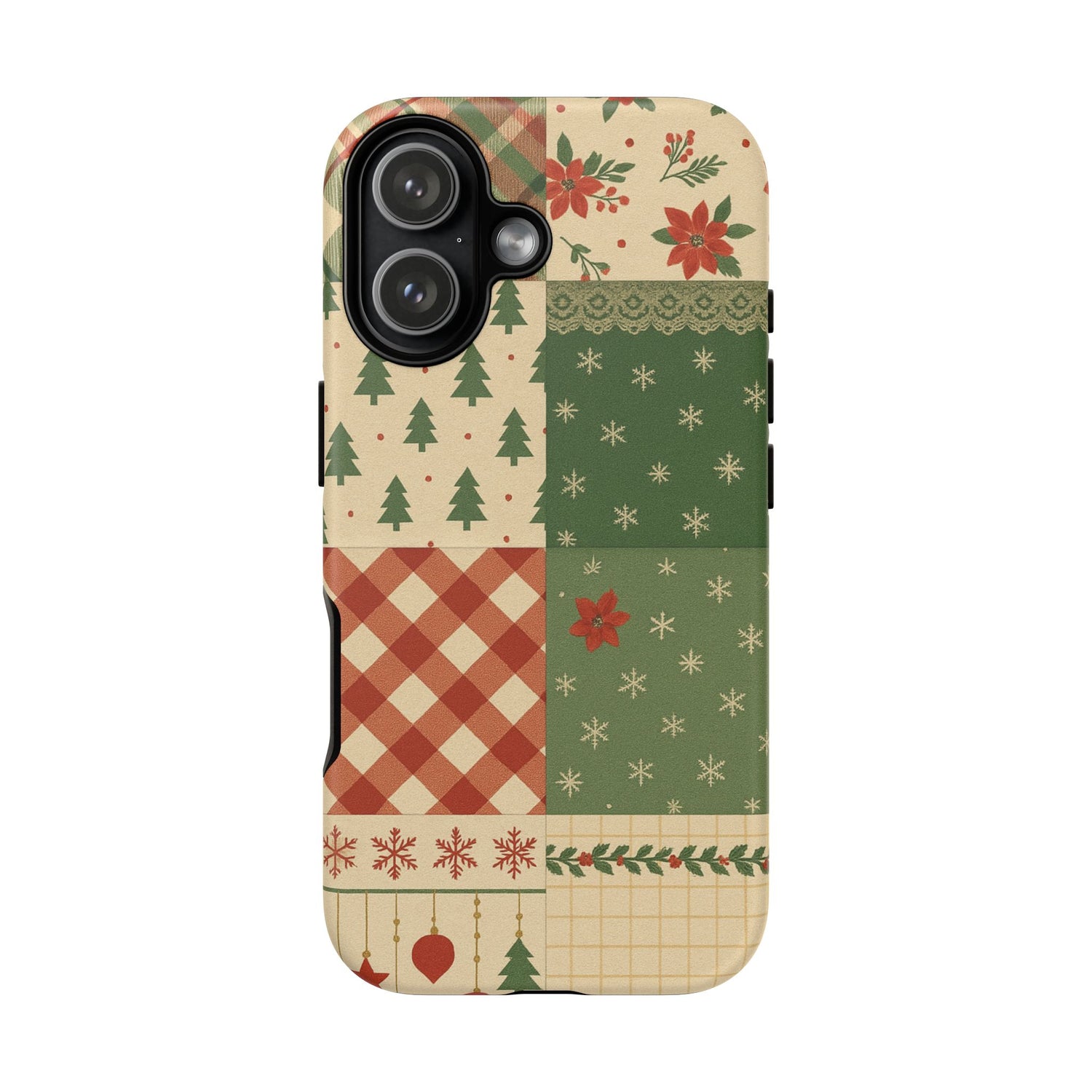 Festive Phone Cases, Luxury Black and Gold Design for Christmas Gift, Holiday Decor, Tough Case, Winter Celebration, Elegant iPhone Cover iPhone 17 Matte