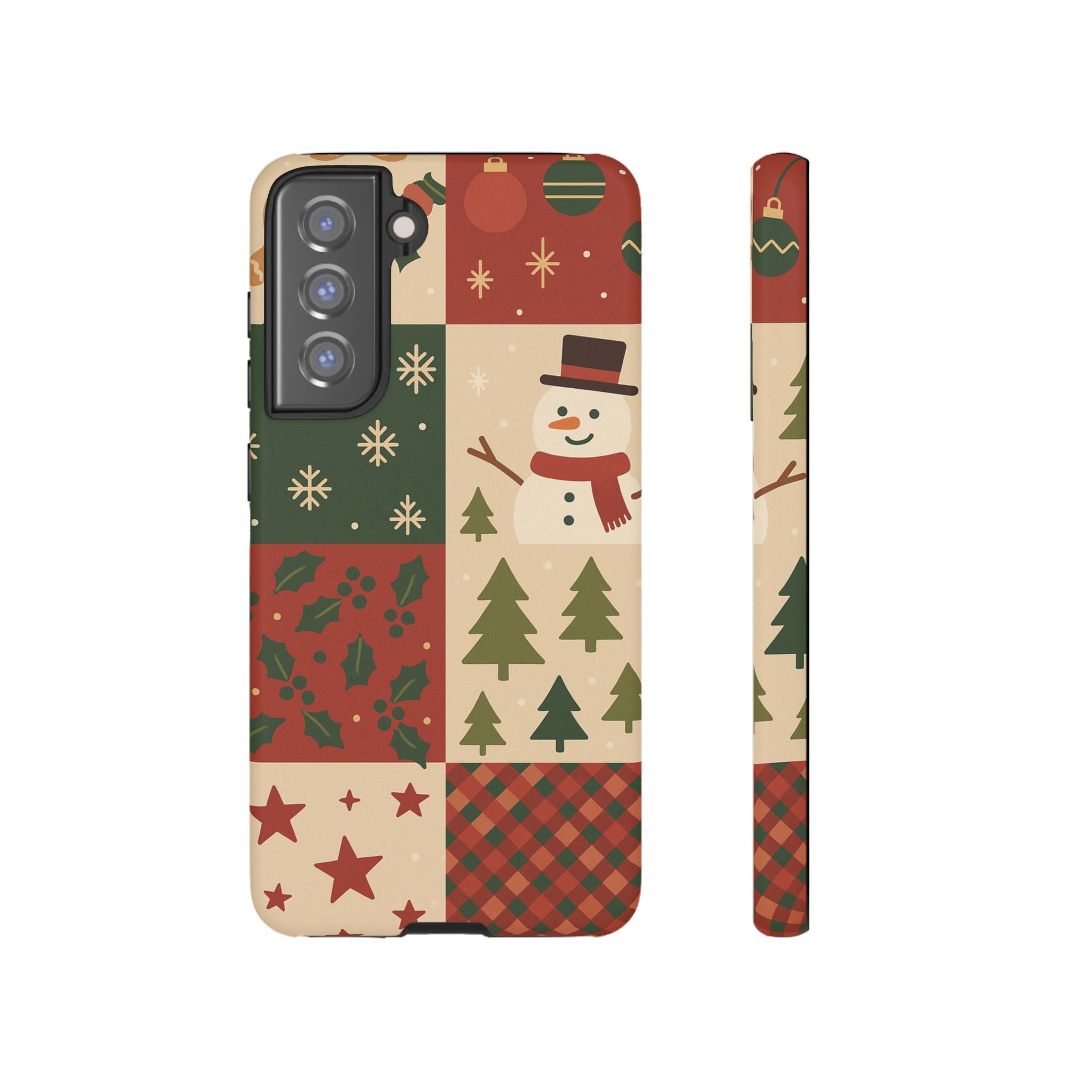 Festive Phone Case - Holiday Cheer, Christmas Gift, Winter Decor, Cute Cell Phone Cover, Seasonal Accessory, Unique Present Samsung Galaxy S21 FE Matte