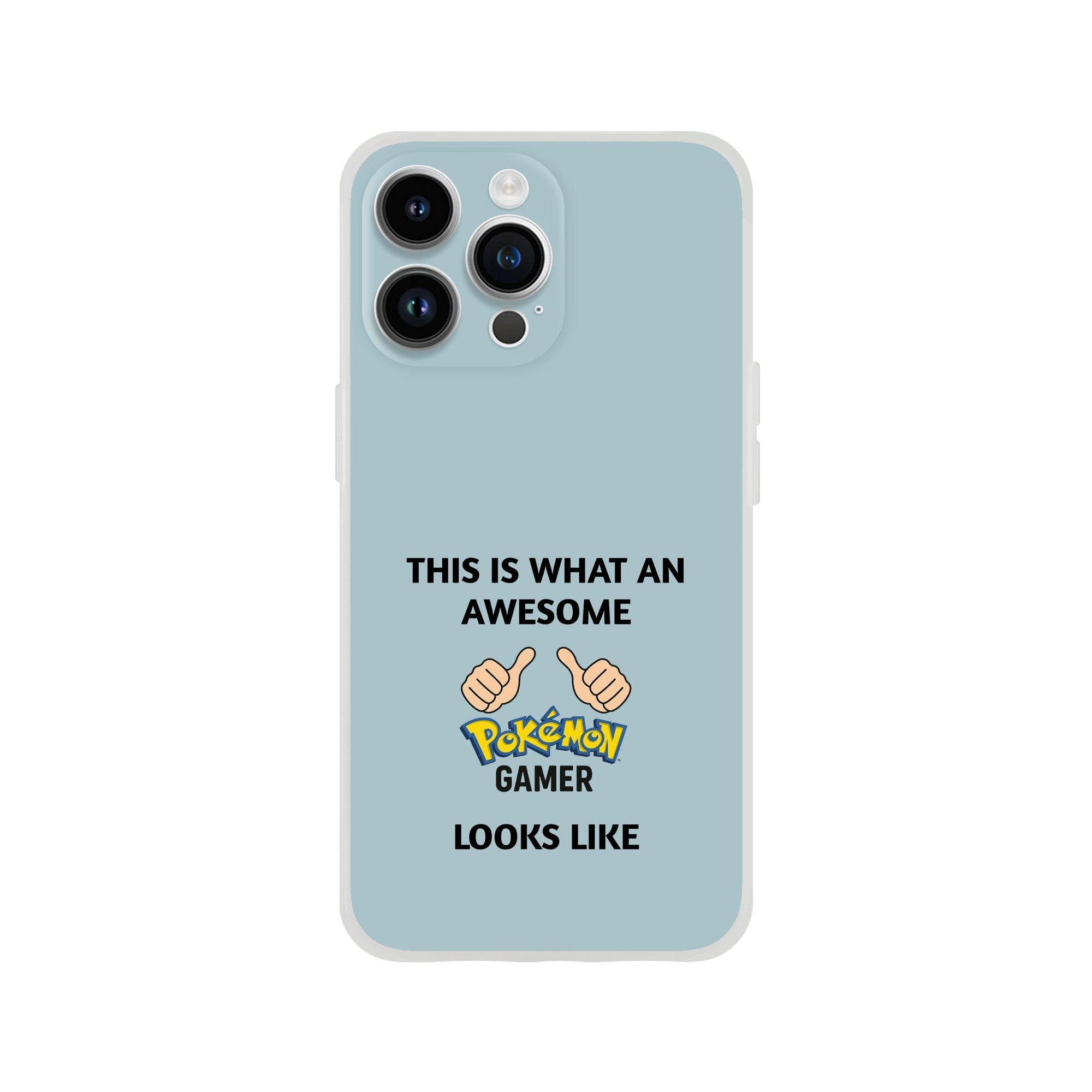 Awesome Pokémon Gamer iPhone Case - Cute & Funny Flexi Case iPhone 14 Pro Max