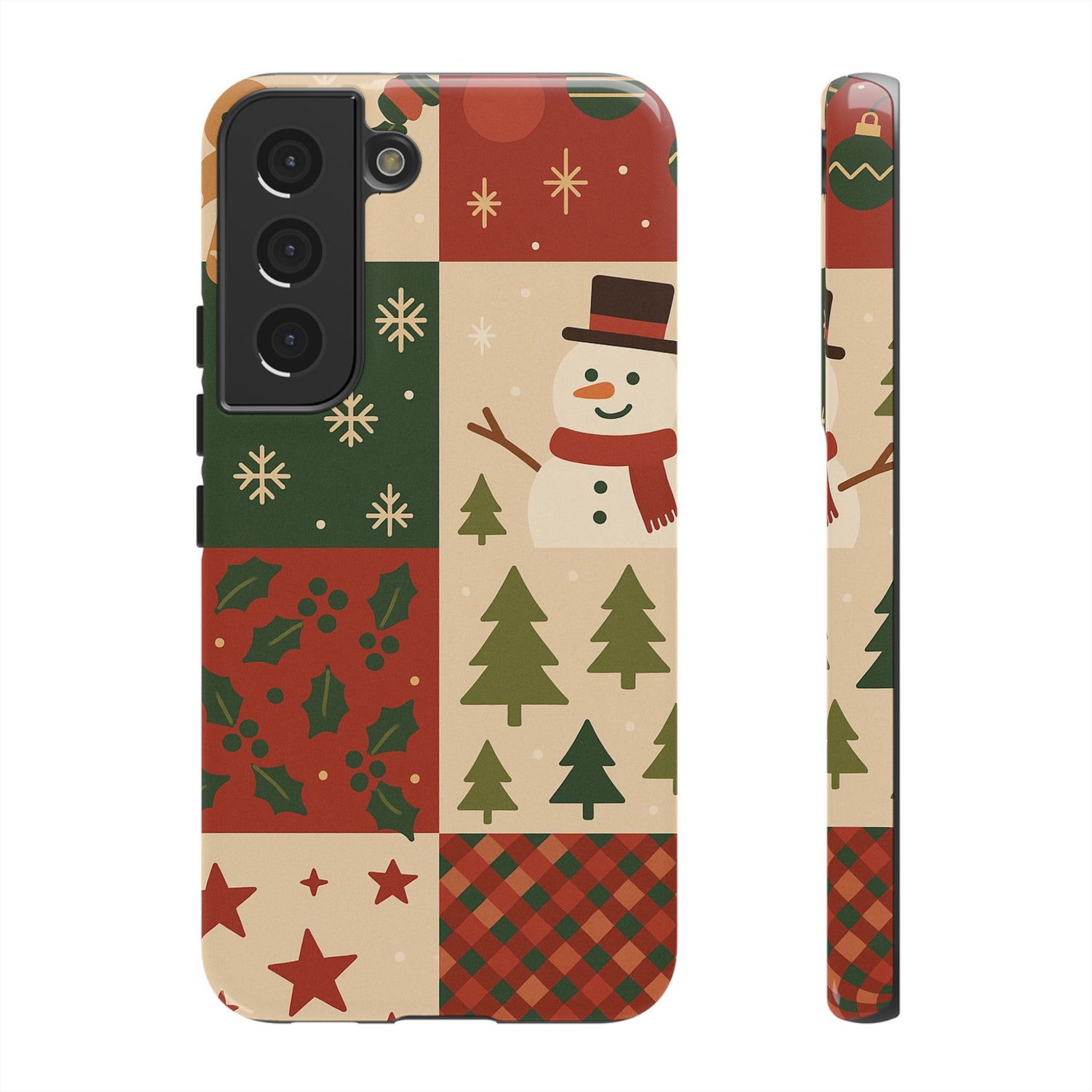 Festive Phone Case - Holiday Cheer, Christmas Gift, Winter Decor, Cute Cell Phone Cover, Seasonal Accessory, Unique Present Samsung Galaxy S22 Glossy
