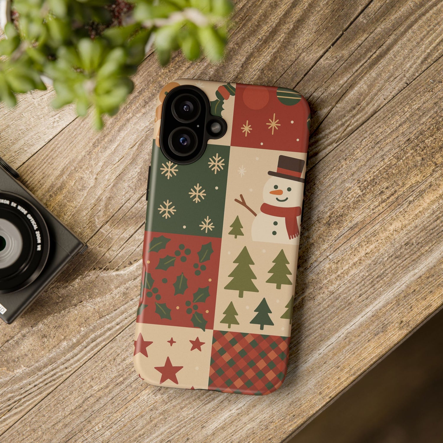 Festive Phone Case - Holiday Cheer, Christmas Gift, Winter Decor, Cute Cell Phone Cover, Seasonal Accessory, Unique Present