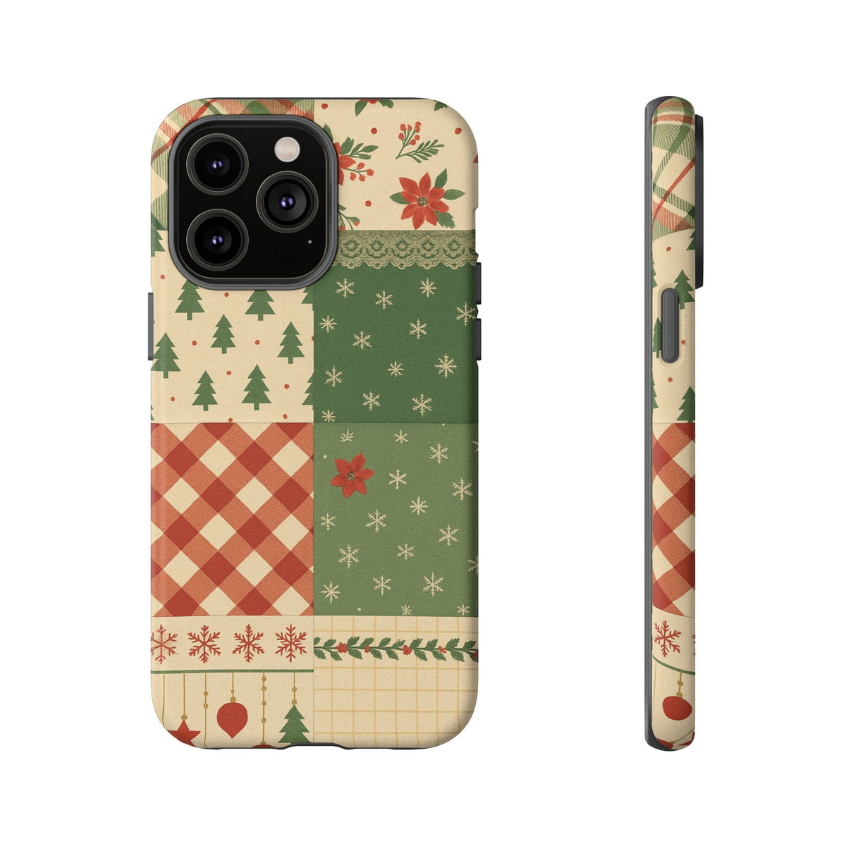 Festive Phone Cases, Luxury Black and Gold Design for Christmas Gift, Holiday Decor, Tough Case, Winter Celebration, Elegant iPhone Cover iPhone 14 Pro Max Matte