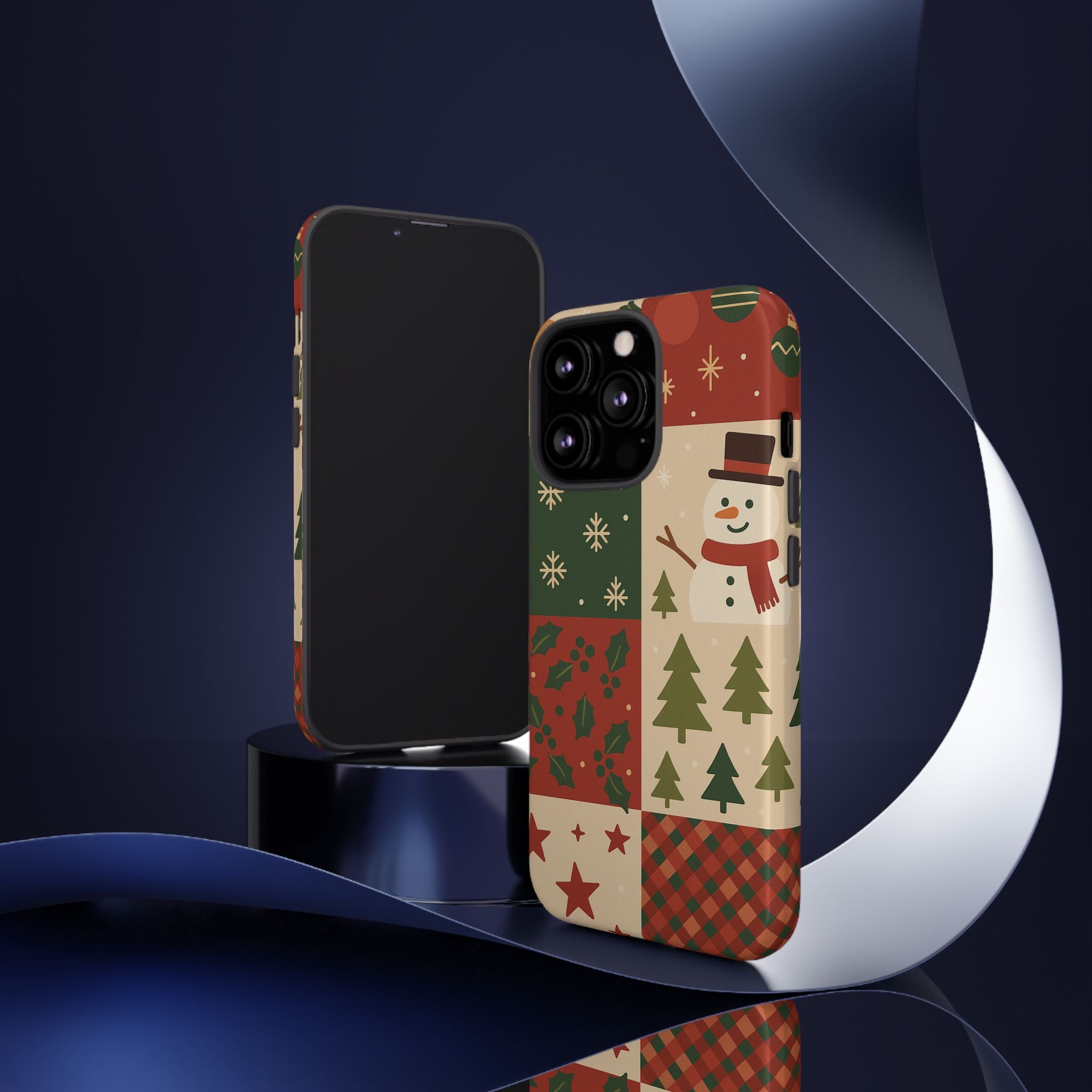 Festive Phone Case - Holiday Cheer, Christmas Gift, Winter Decor, Cute Cell Phone Cover, Seasonal Accessory, Unique Present