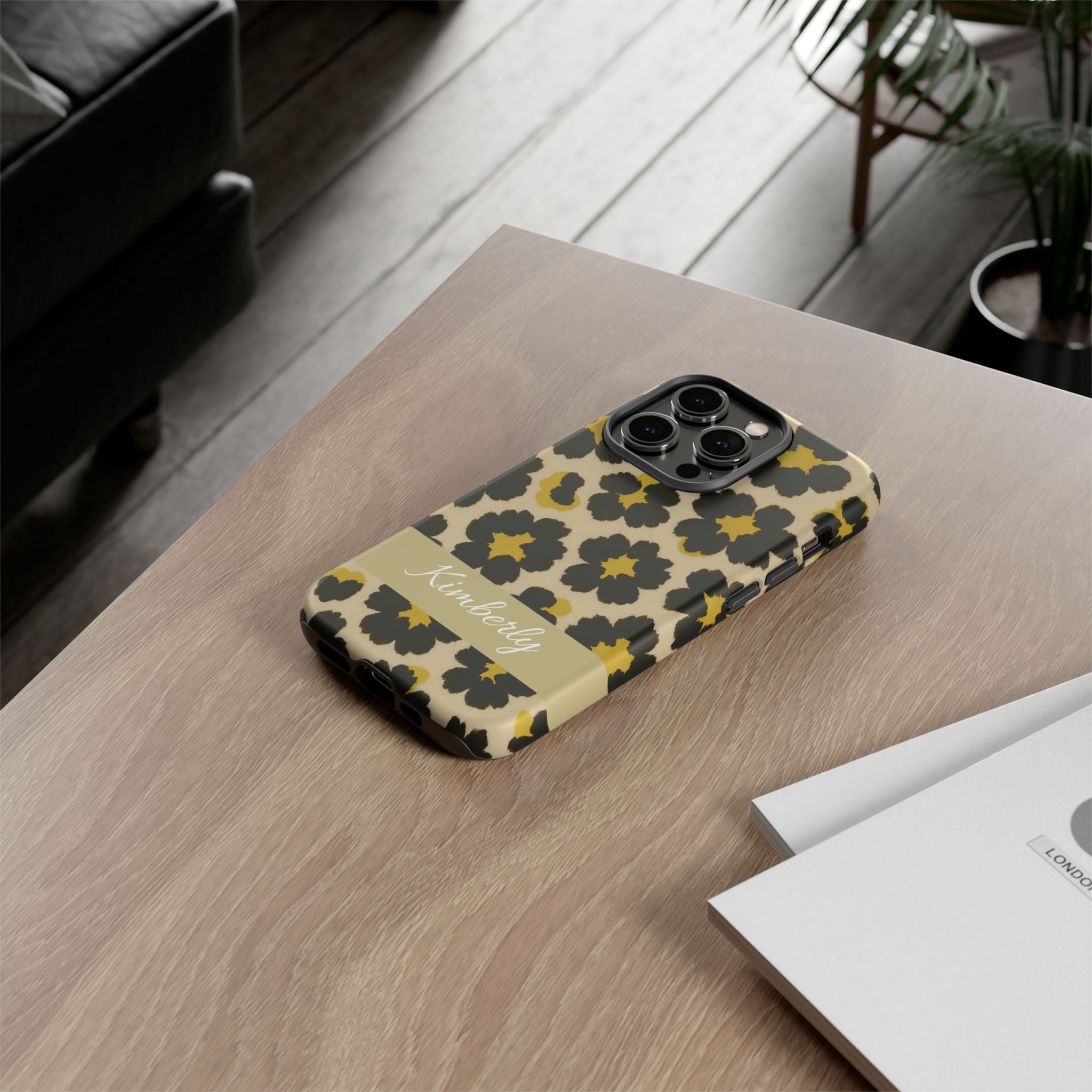 Neon Safari Bloom Phone Case - Tough Protective Cover for iPhone, Samsung & Google Pixel
