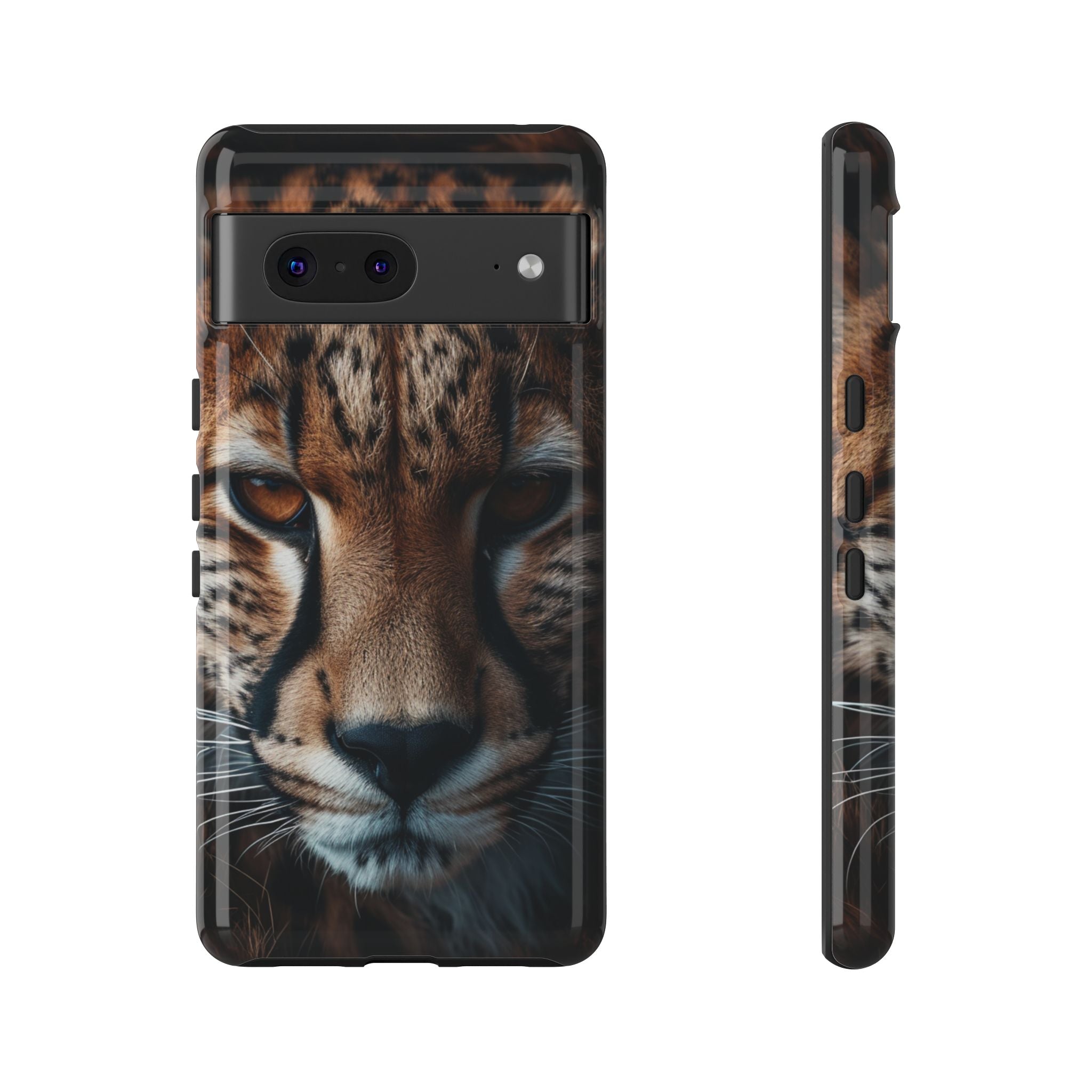 Spirit of the Wild - Cheetah Gaze Phone Case Google Pixel 7 Glossy
