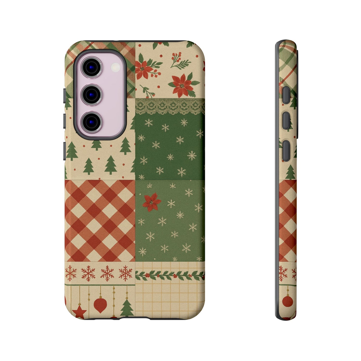 Festive Phone Cases, Luxury Black and Gold Design for Christmas Gift, Holiday Decor, Tough Case, Winter Celebration, Elegant iPhone Cover Samsung Galaxy S23 Plus Glossy