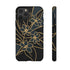 Golden Bloom - Elegant Floral Line Art Phone Case iPhone 11 Pro Glossy