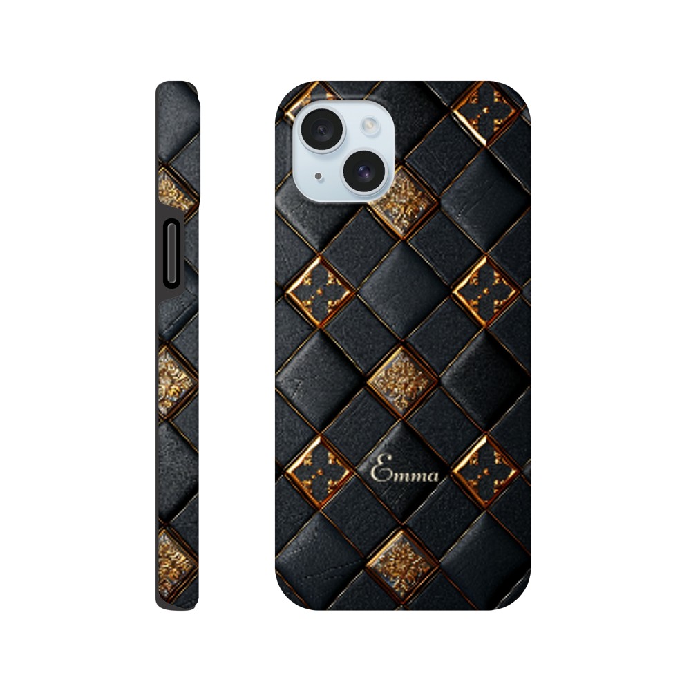 Personalized iPhone 16 and 15 Pro Max Cover,Luxury Checkers Pattern Tough Case,Custom Design,iPhone 16,15,14,13,12,11 iPhone 15 Plus