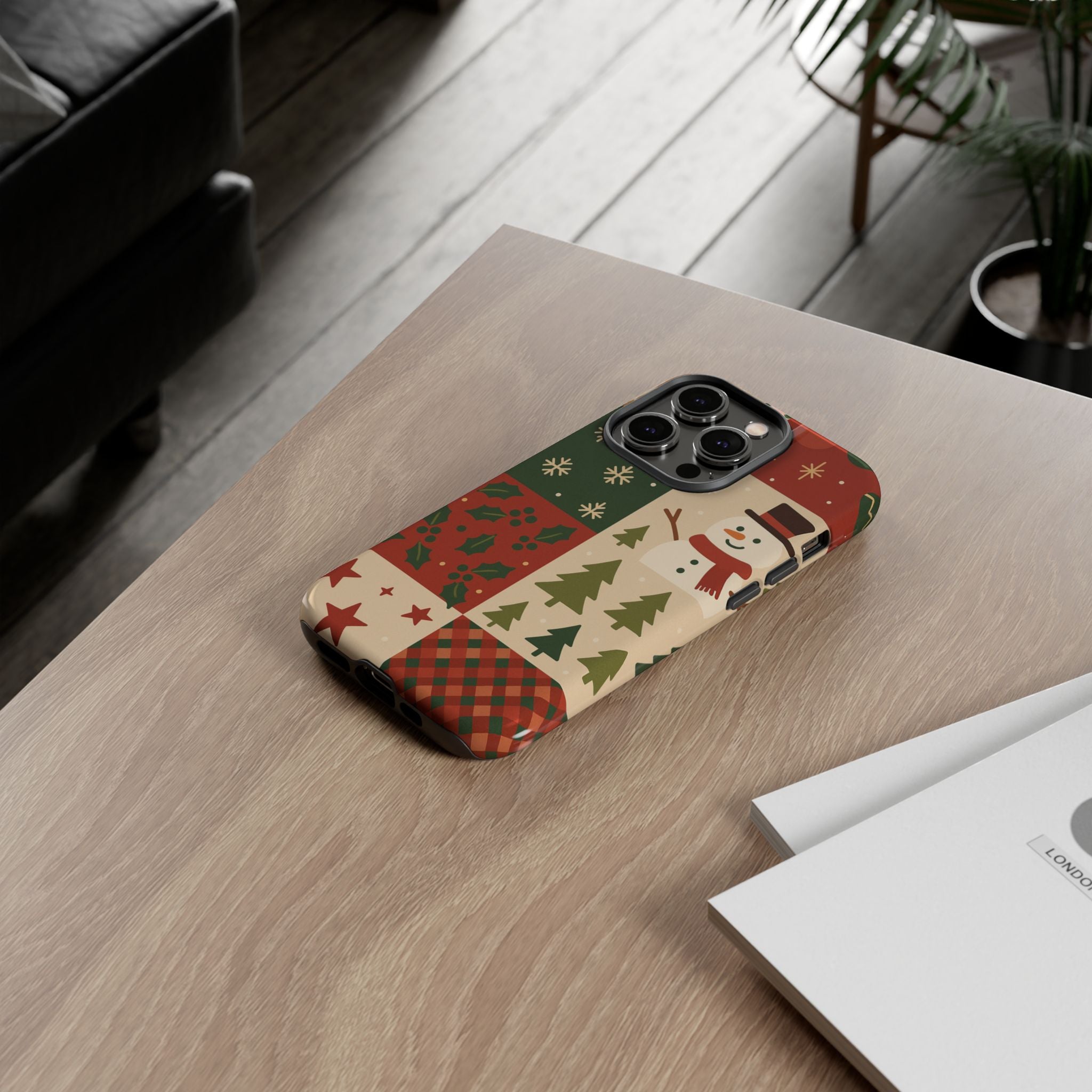 Festive Phone Case - Holiday Cheer, Christmas Gift, Winter Decor, Cute Cell Phone Cover, Seasonal Accessory, Unique Present
