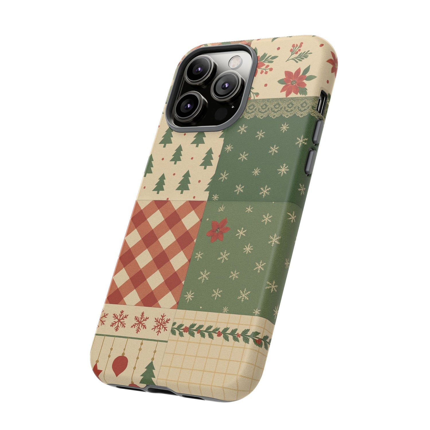 Festive Phone Cases, Luxury Black and Gold Design for Christmas Gift, Holiday Decor, Tough Case, Winter Celebration, Elegant iPhone Cover