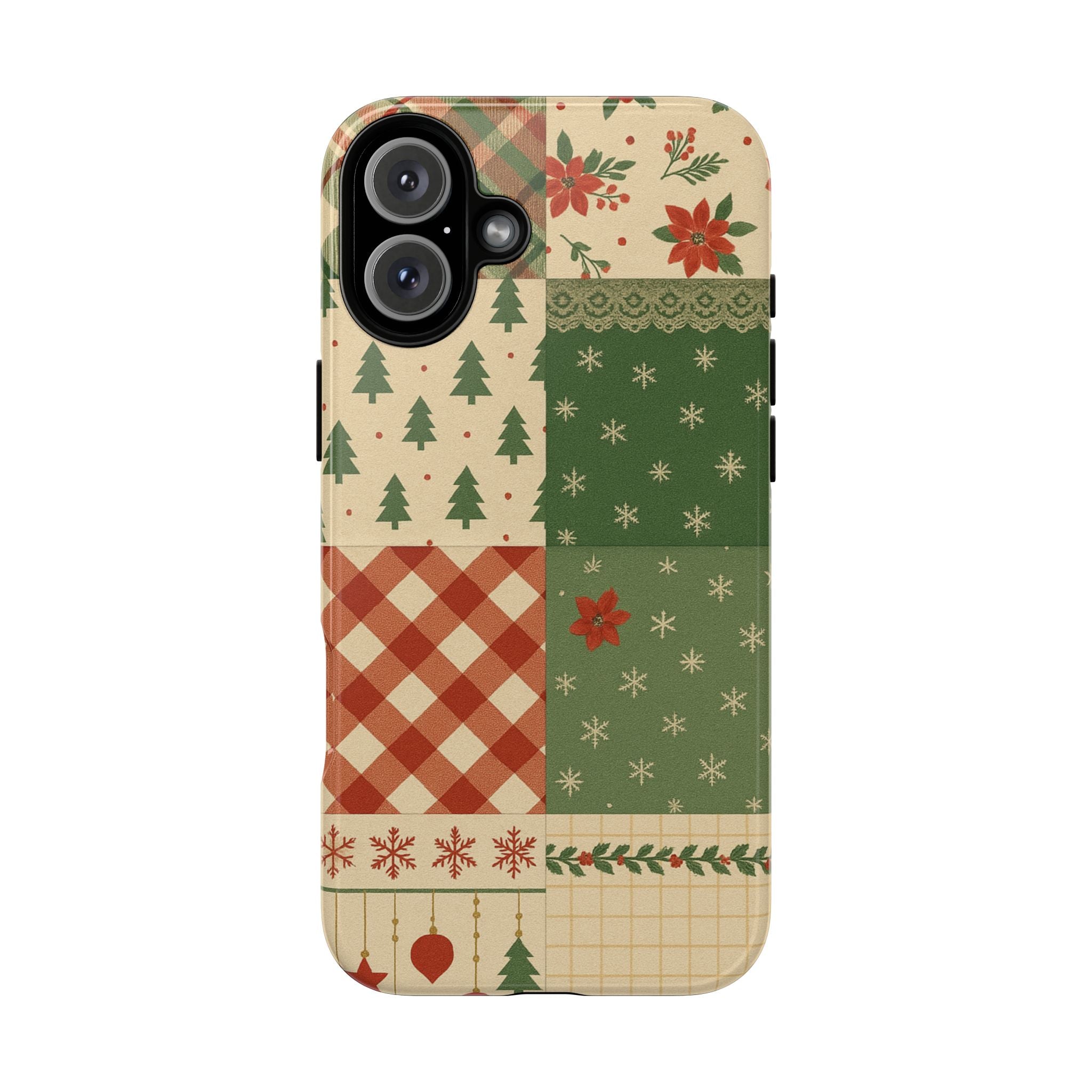 Festive Phone Cases, Luxury Black and Gold Design for Christmas Gift, Holiday Decor, Tough Case, Winter Celebration, Elegant iPhone Cover iPhone 16 Plus Glossy