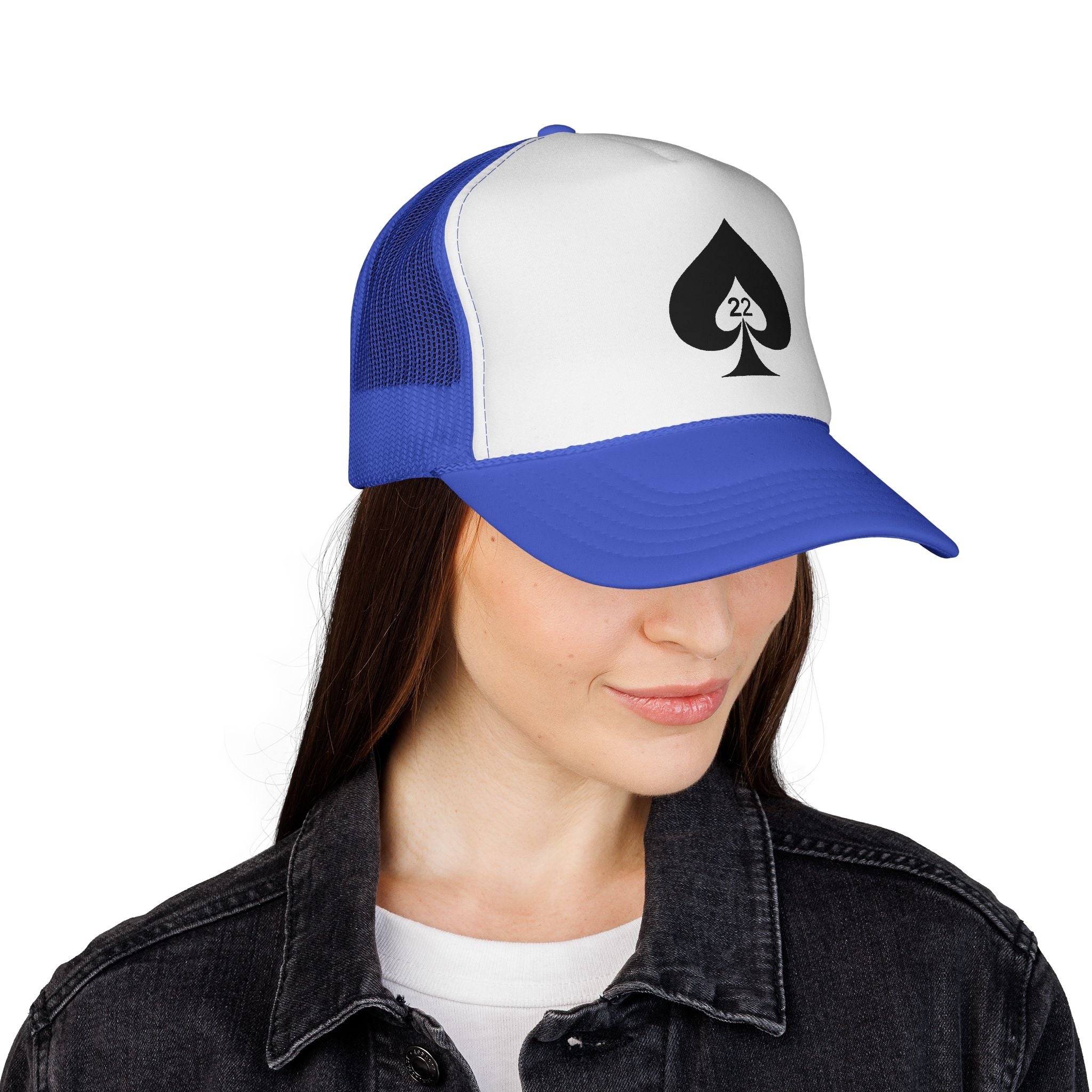 Ace of Spades Trucker Hat - Stylish Mesh Cap for Gamers, Outdoor Adventures & Festivals | Adjustable Snapback