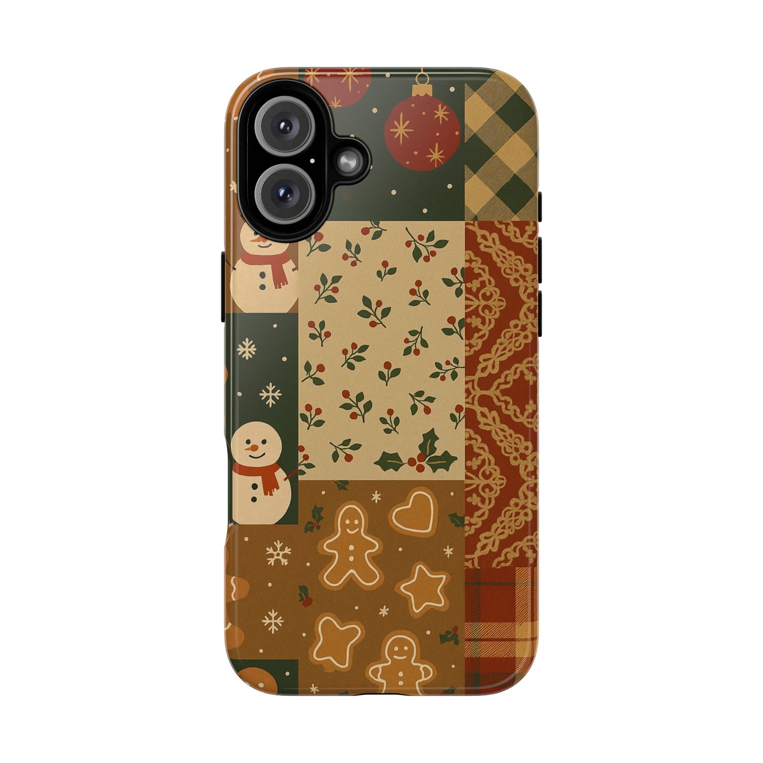 Cute Christmas Phone Case for this Festive Season - Tough Design iPhone 16 Plus Glossy