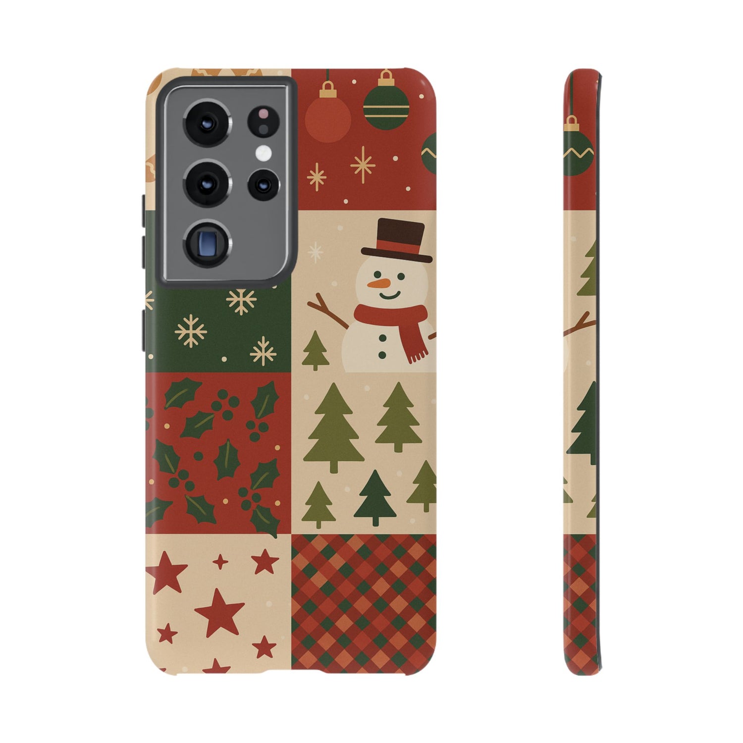 Festive Phone Case - Holiday Cheer, Christmas Gift, Winter Decor, Cute Cell Phone Cover, Seasonal Accessory, Unique Present Samsung Galaxy S21 Ultra Glossy