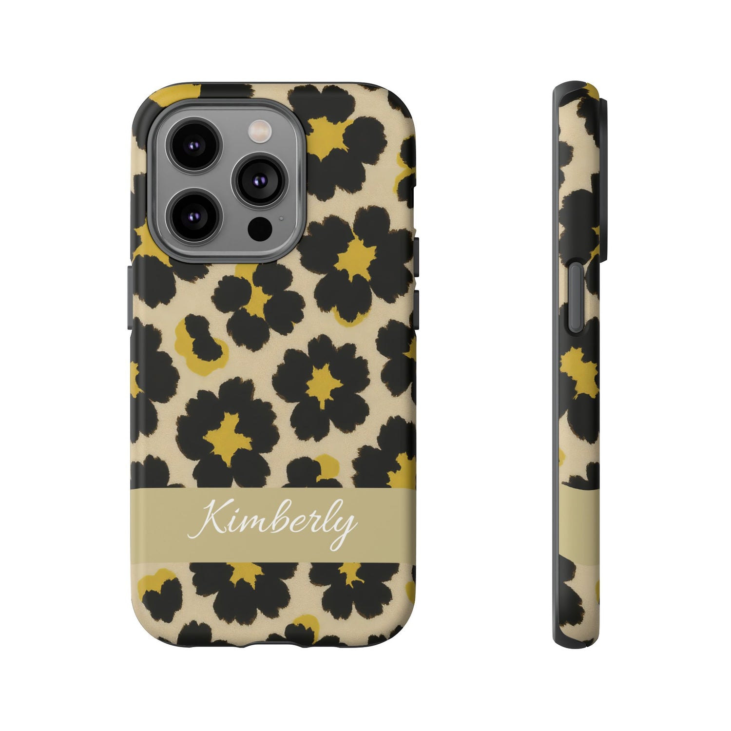 Neon Safari Bloom Phone Case - Tough Protective Cover for iPhone, Samsung & Google Pixel iPhone 14 Pro Matte