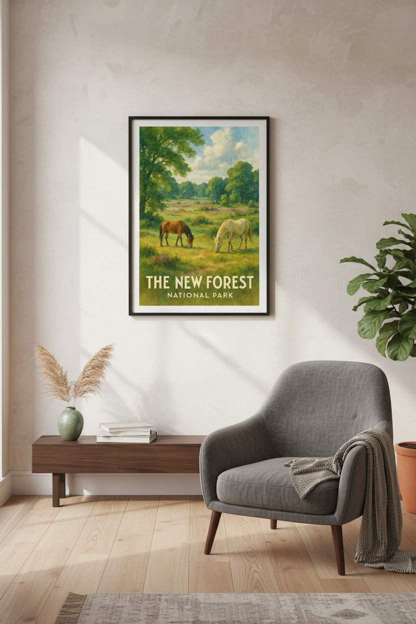 Emerald Canopy – New Forest National Park Art Print
