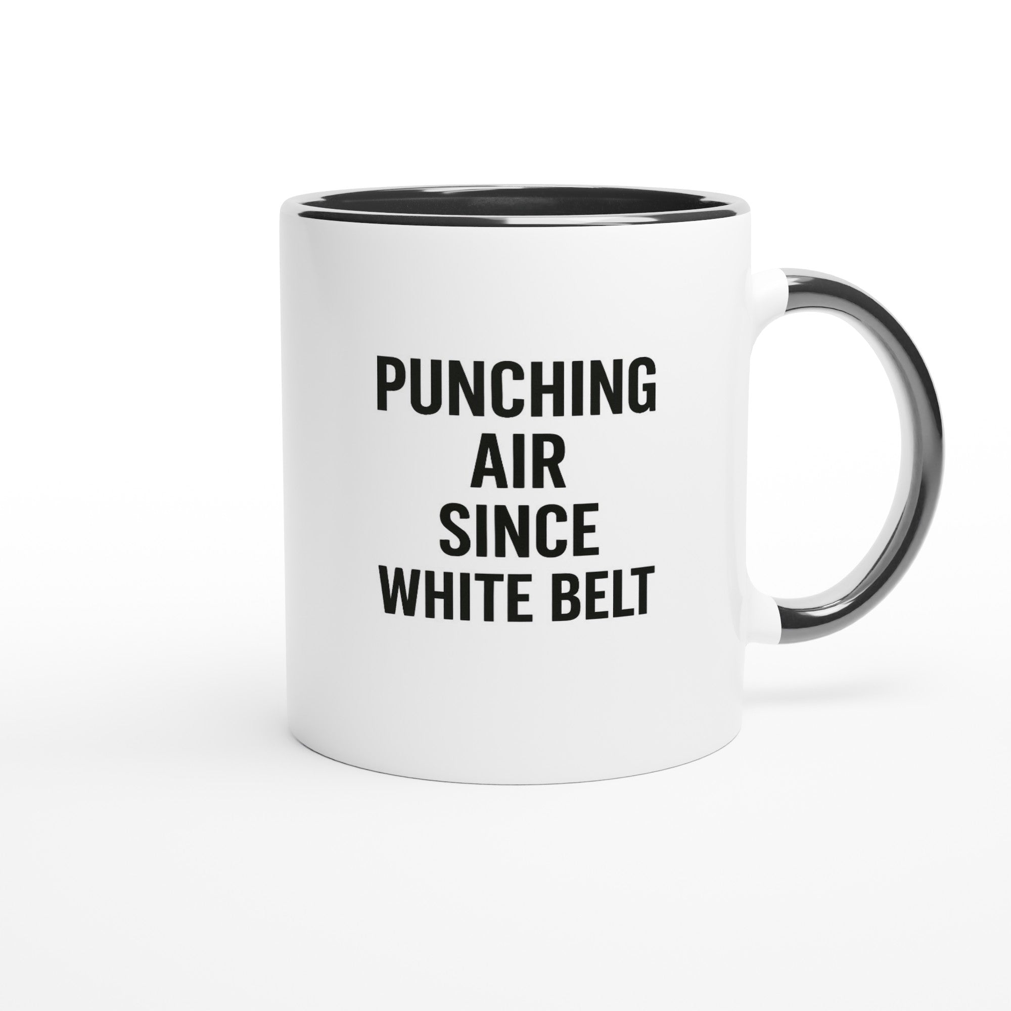 Punching Air Since White Belt - Funny Karate Mug for Students & Sensei Gift