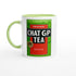 Chat GP Tea Mug - Customise and Personalize Humorous 11oz for Tea Lovers & ChatGPT AI Fans Ceramic Green