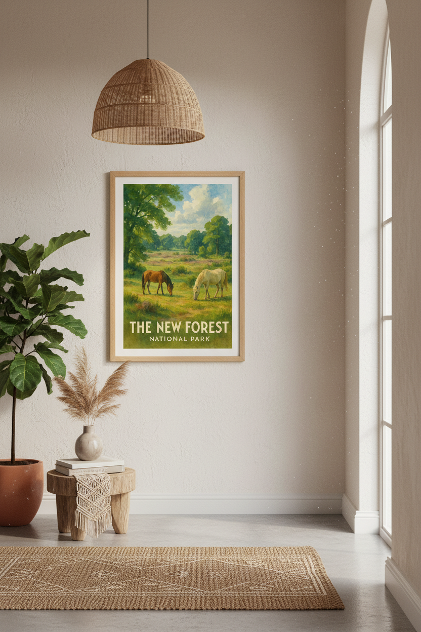 Emerald Canopy – New Forest National Park Art Print
