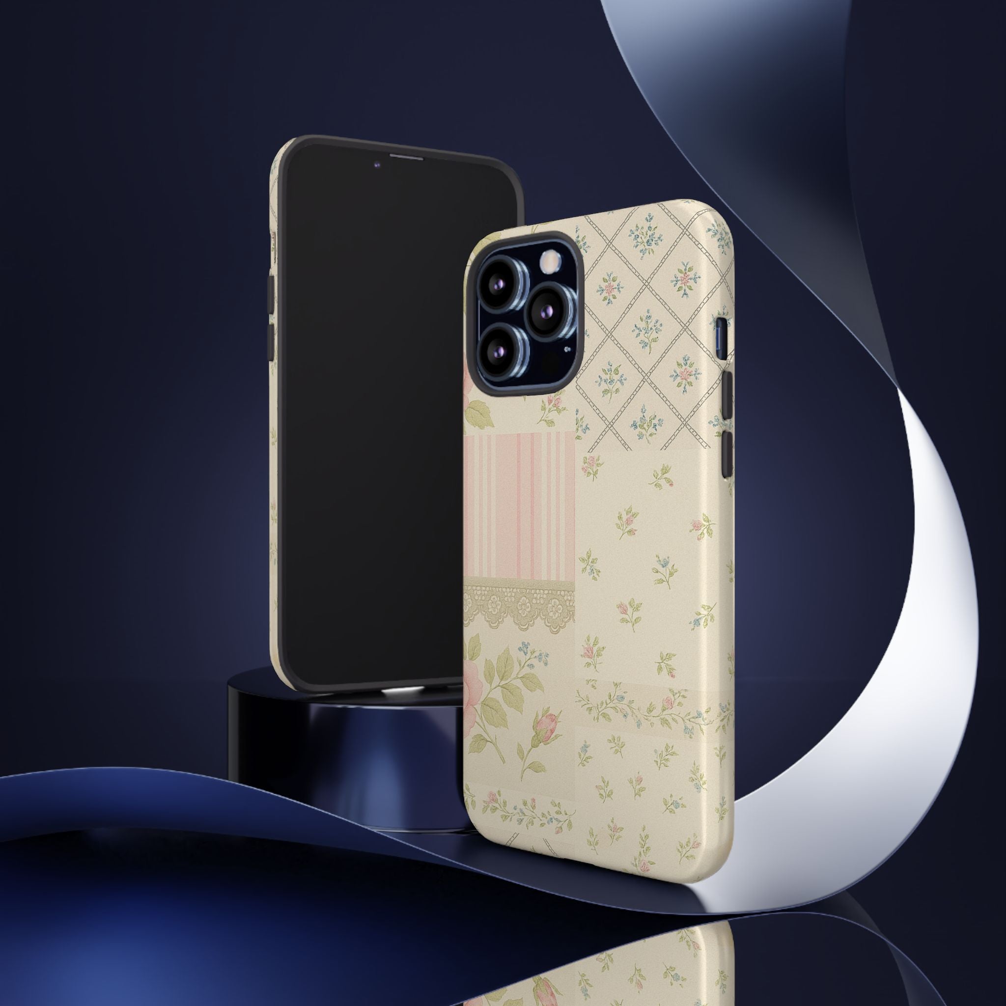 Floral Phone Case, Floral Tough Case, Protective Phone Case, Flower Case, Tough Phone Cover, Floral Tech Accessory