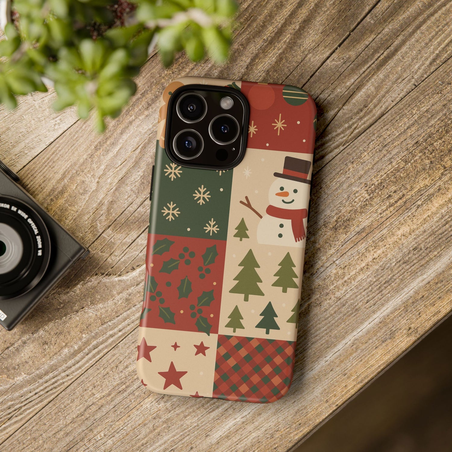Festive Phone Case - Holiday Cheer, Christmas Gift, Winter Decor, Cute Cell Phone Cover, Seasonal Accessory, Unique Present
