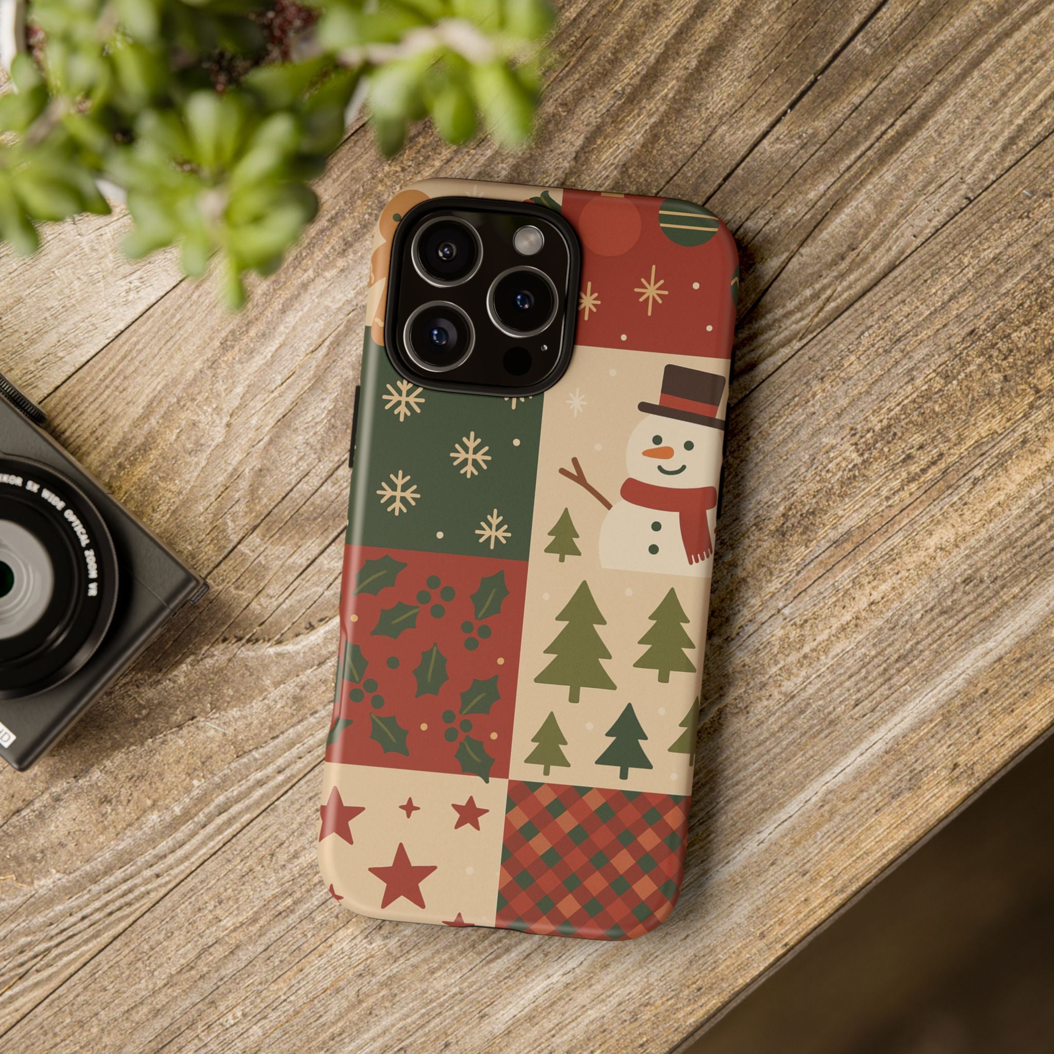 Festive Phone Case - Holiday Cheer, Christmas Gift, Winter Decor, Cute Cell Phone Cover, Seasonal Accessory, Unique Present