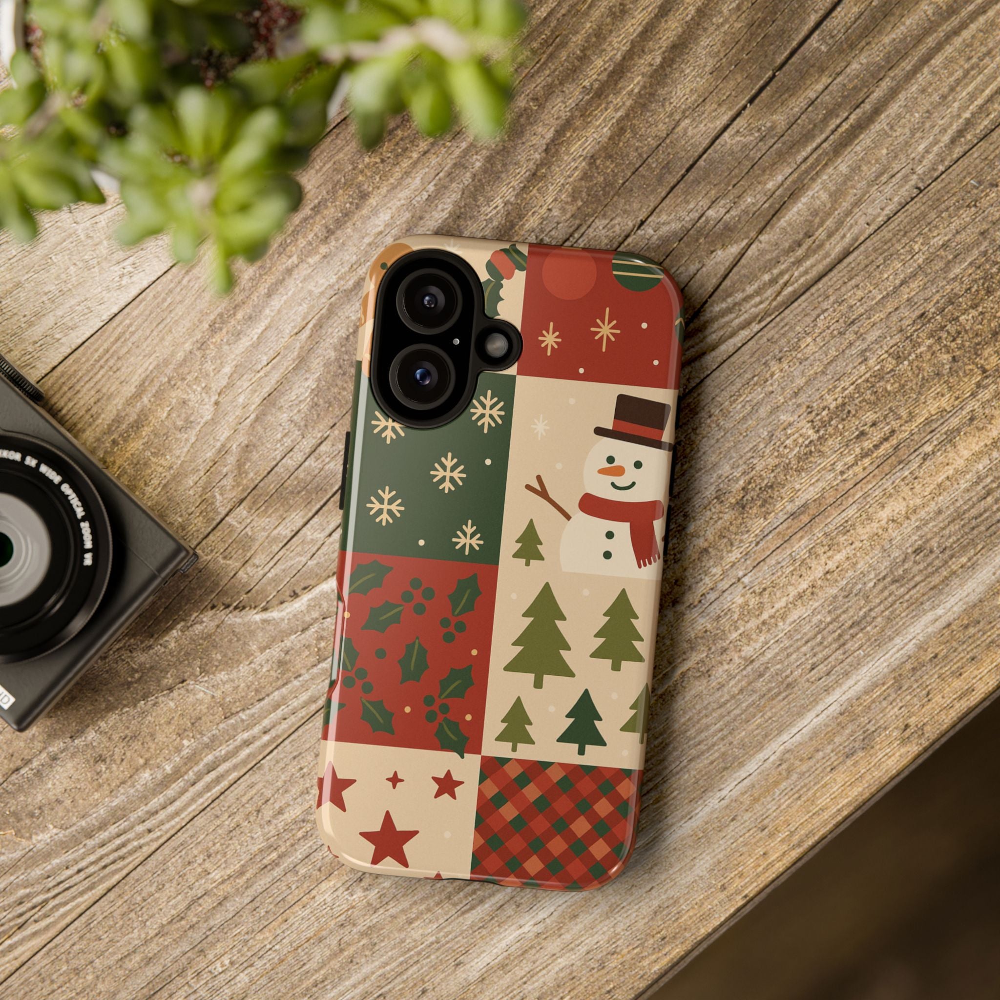 Festive Phone Case - Holiday Cheer, Christmas Gift, Winter Decor, Cute Cell Phone Cover, Seasonal Accessory, Unique Present