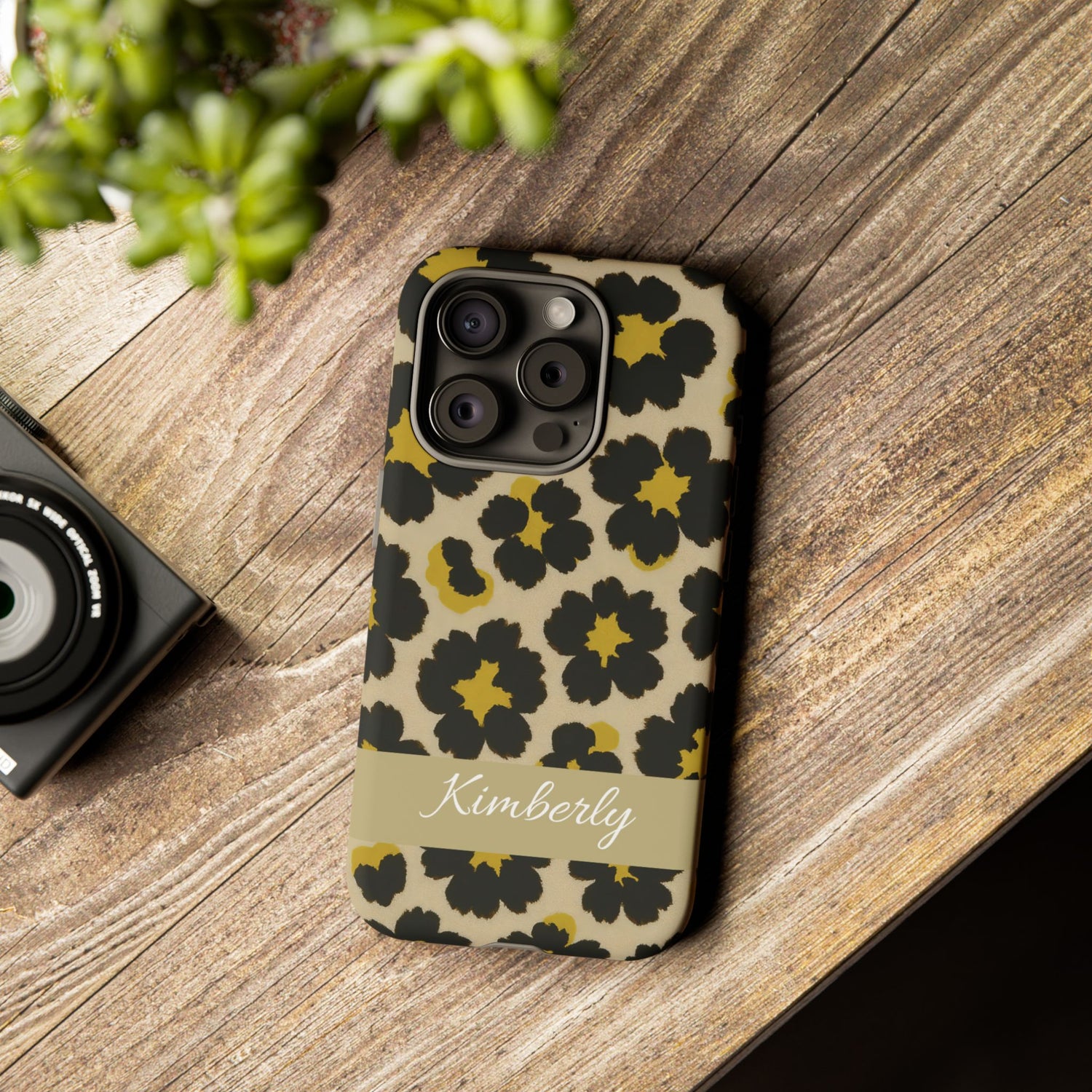 Neon Safari Bloom Phone Case - Tough Protective Cover for iPhone, Samsung & Google Pixel