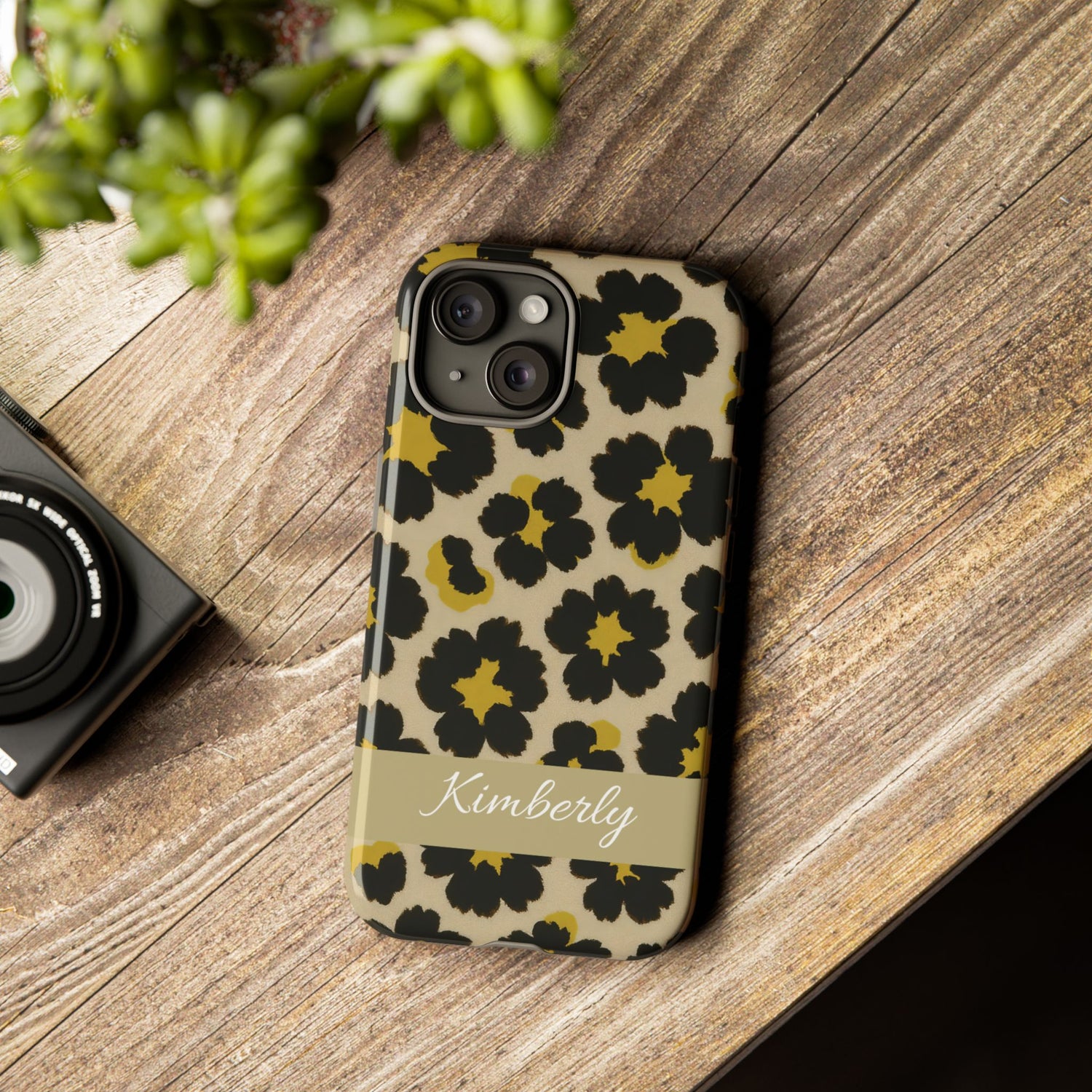Neon Safari Bloom Phone Case - Tough Protective Cover for iPhone, Samsung & Google Pixel