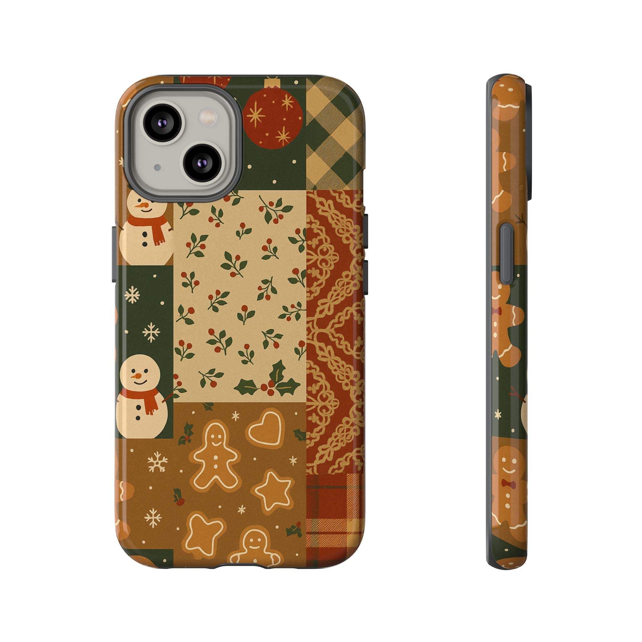 Cute Christmas Phone Case for this Festive Season - Tough Design iPhone 14 Glossy