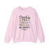 Drink Tea Read Books Be Happy Sweatshirt - Cozy Book Lover&