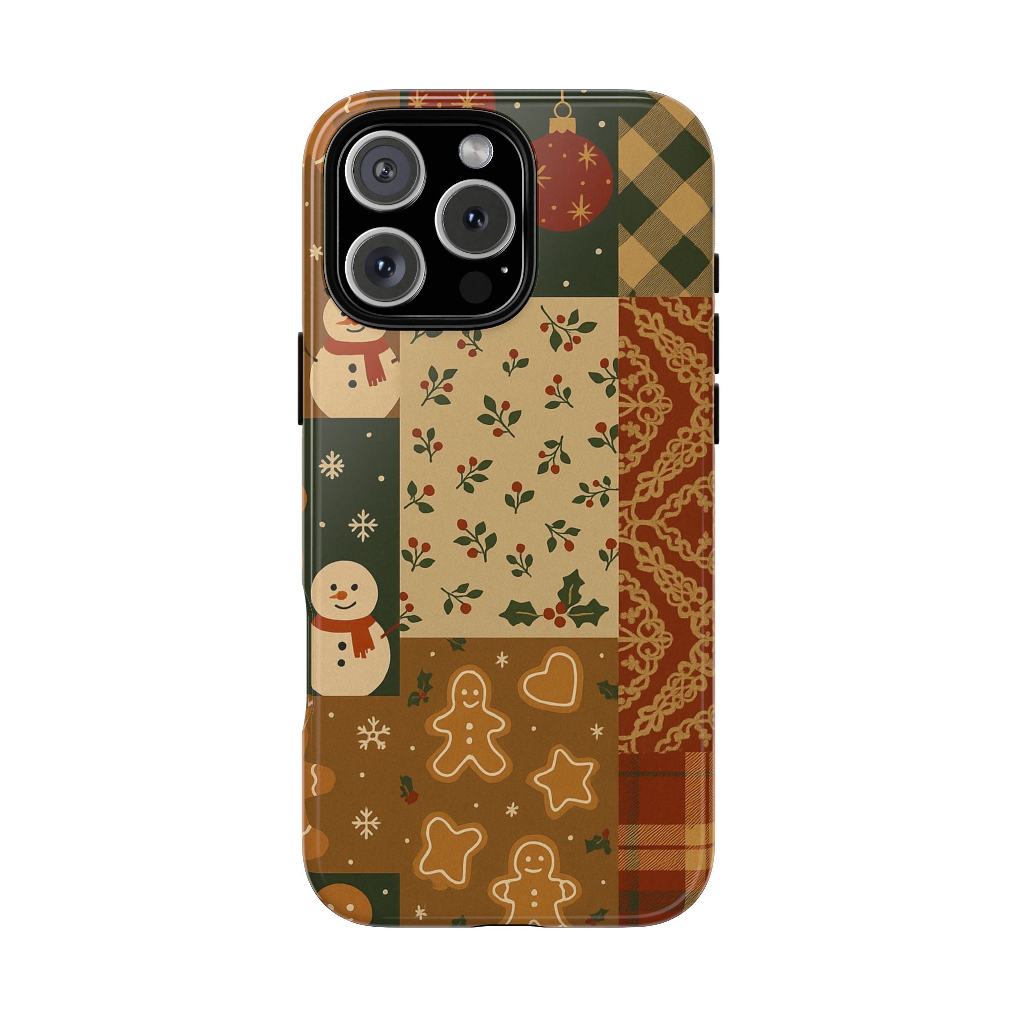Cute Christmas Phone Case for this Festive Season - Tough Design iPhone 16 Pro Max Glossy