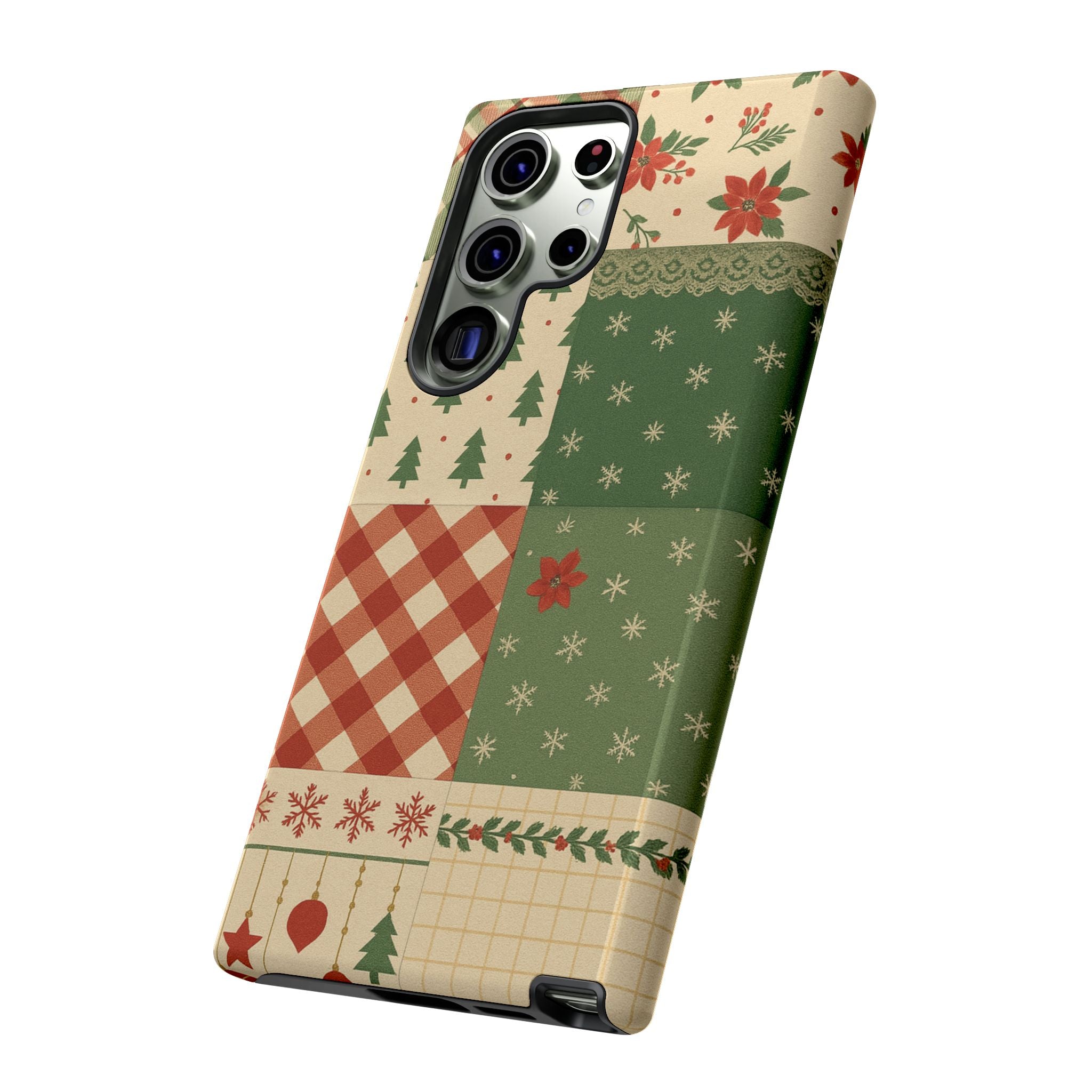 Festive Phone Cases, Luxury Black and Gold Design for Christmas Gift, Holiday Decor, Tough Case, Winter Celebration, Elegant iPhone Cover