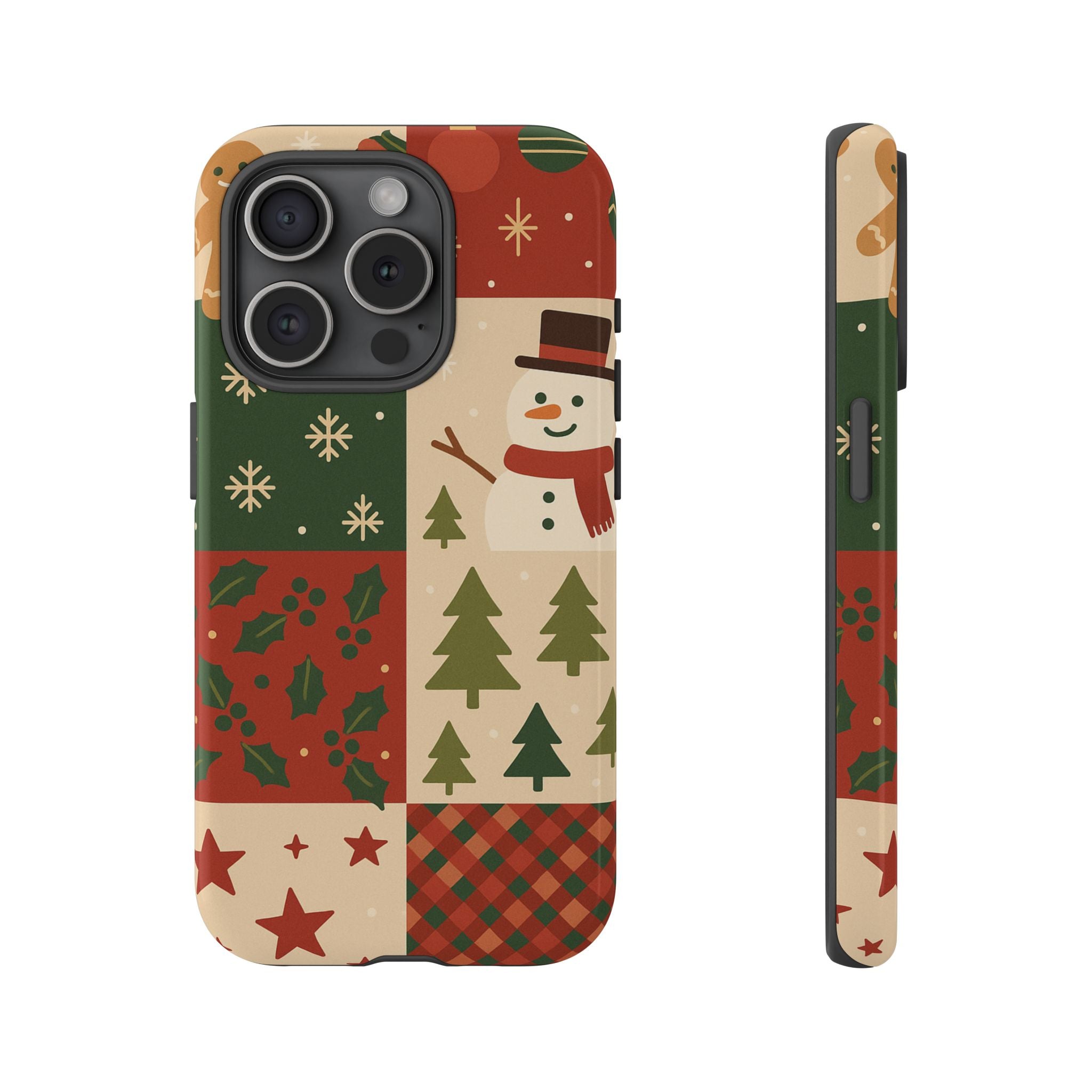 Festive Phone Case - Holiday Cheer, Christmas Gift, Winter Decor, Cute Cell Phone Cover, Seasonal Accessory, Unique Present iPhone 15 Pro Glossy
