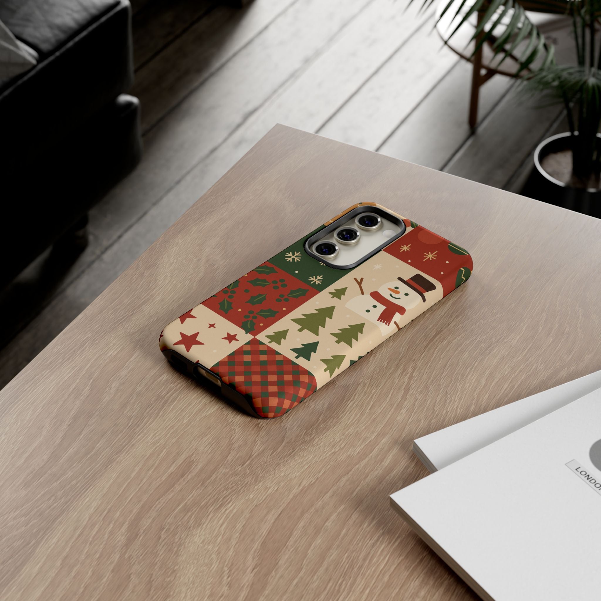 Festive Phone Case - Holiday Cheer, Christmas Gift, Winter Decor, Cute Cell Phone Cover, Seasonal Accessory, Unique Present