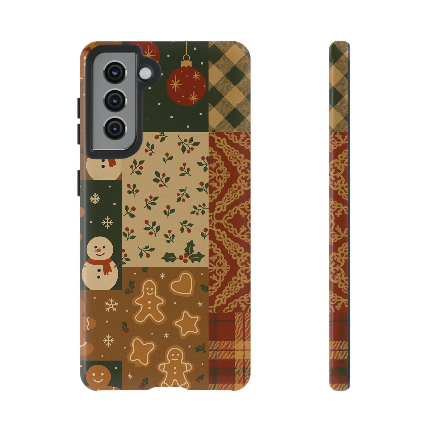 Cute Christmas Phone Case for this Festive Season - Tough Design Samsung Galaxy S21 Glossy