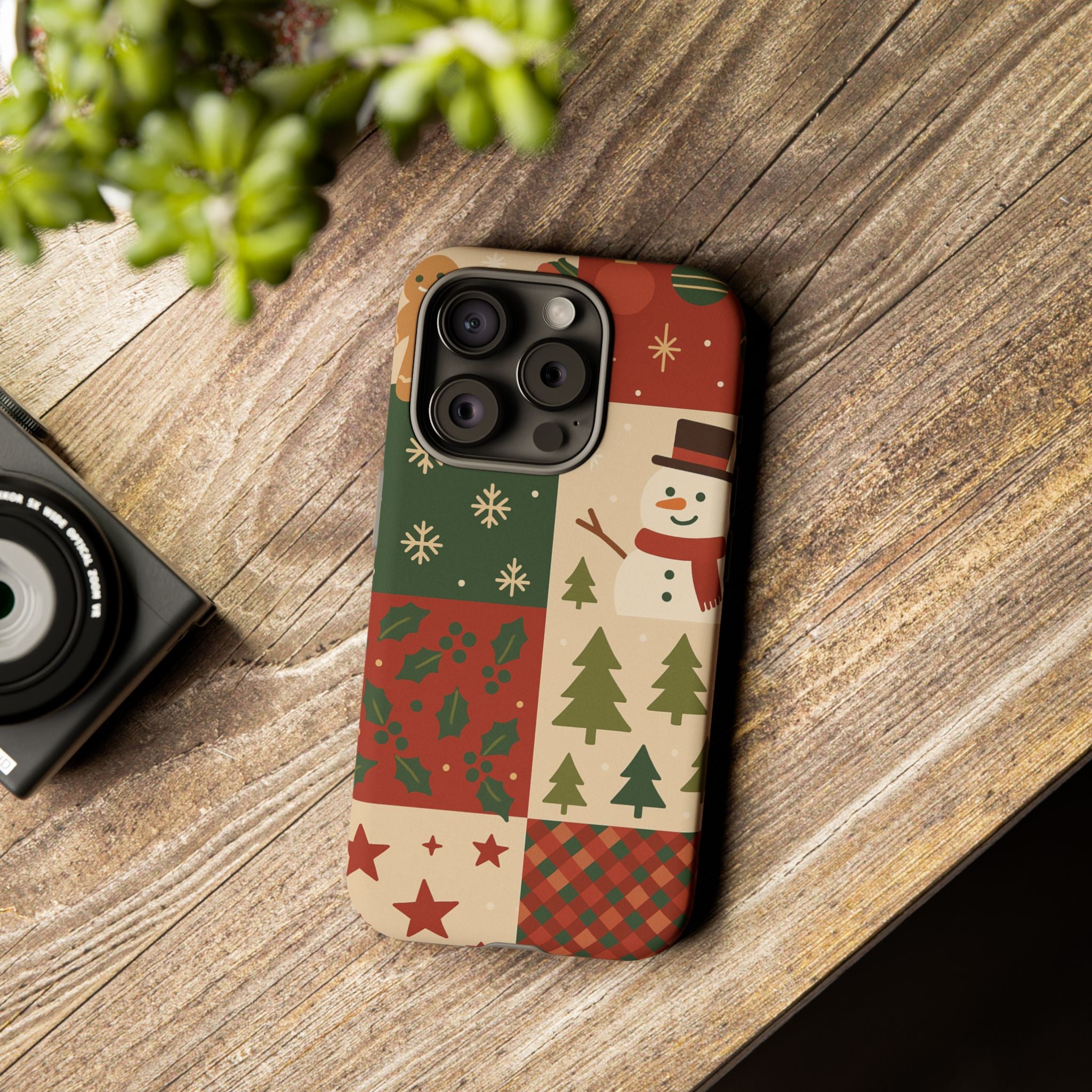 Festive Phone Case - Holiday Cheer, Christmas Gift, Winter Decor, Cute Cell Phone Cover, Seasonal Accessory, Unique Present