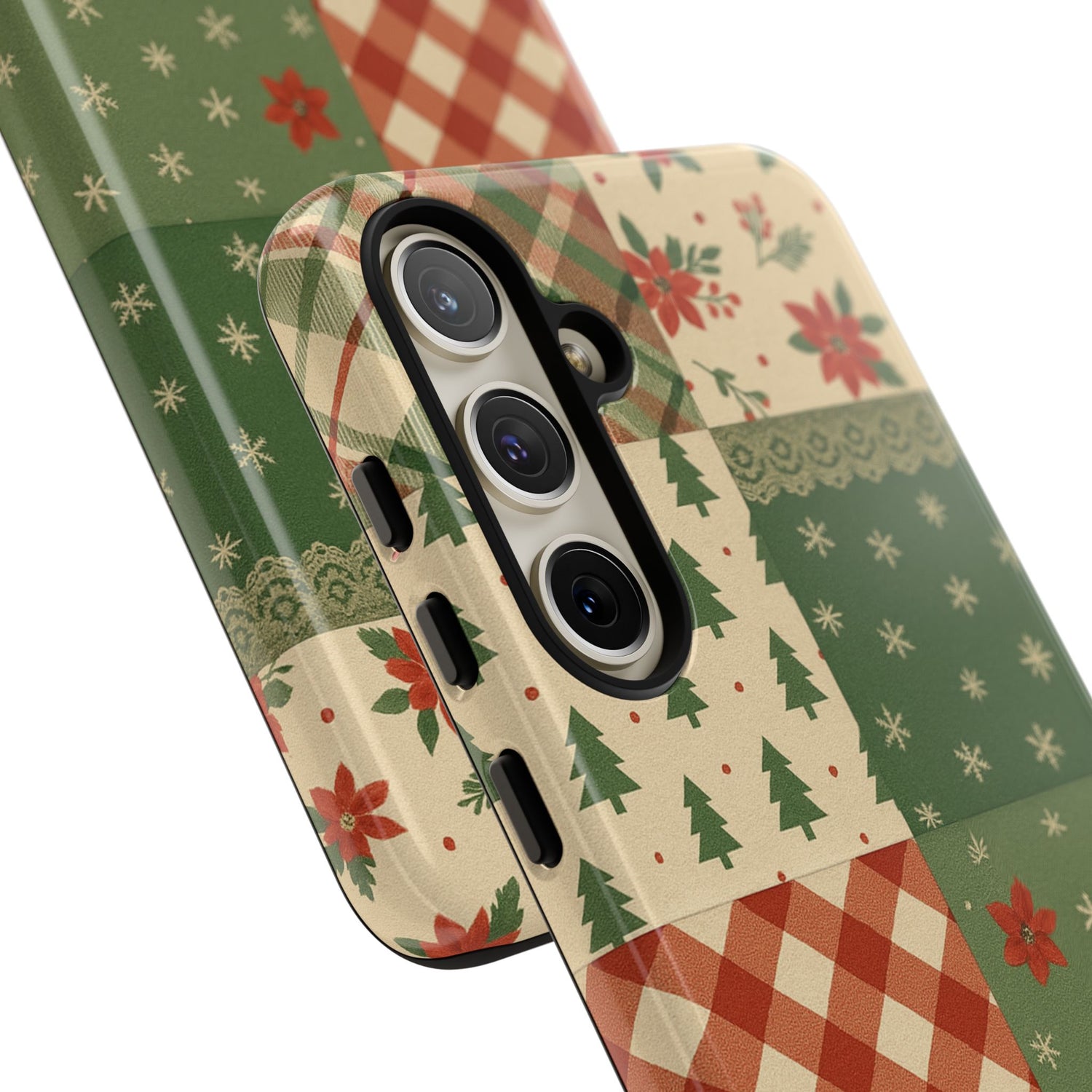 Festive Phone Cases, Luxury Black and Gold Design for Christmas Gift, Holiday Decor, Tough Case, Winter Celebration, Elegant iPhone Cover