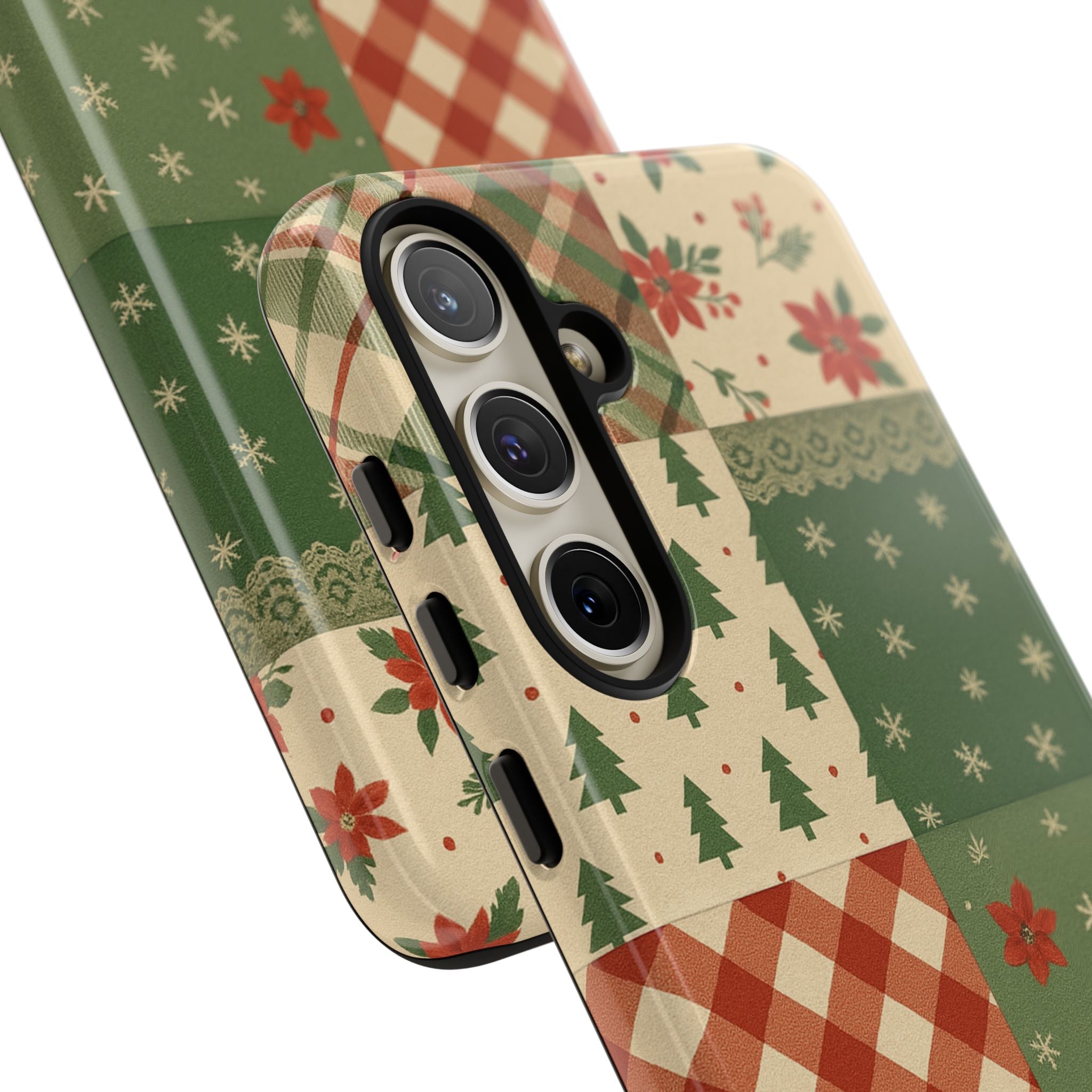 Festive Phone Cases, Luxury Black and Gold Design for Christmas Gift, Holiday Decor, Tough Case, Winter Celebration, Elegant iPhone Cover