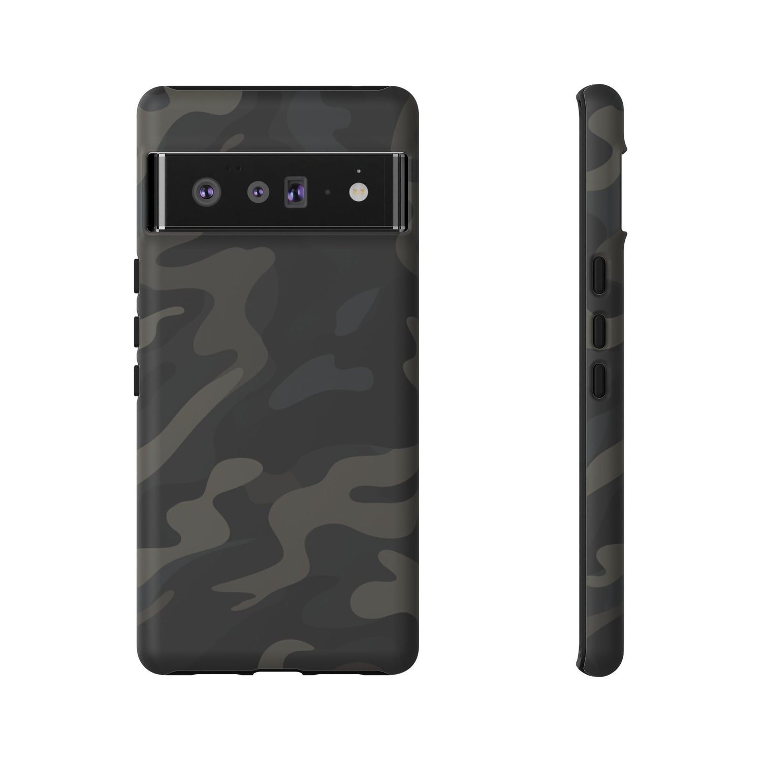 Black Camouflage Phone Case for iPhone, Samsung and Google Pixel Google Pixel 6 Pro Matte
