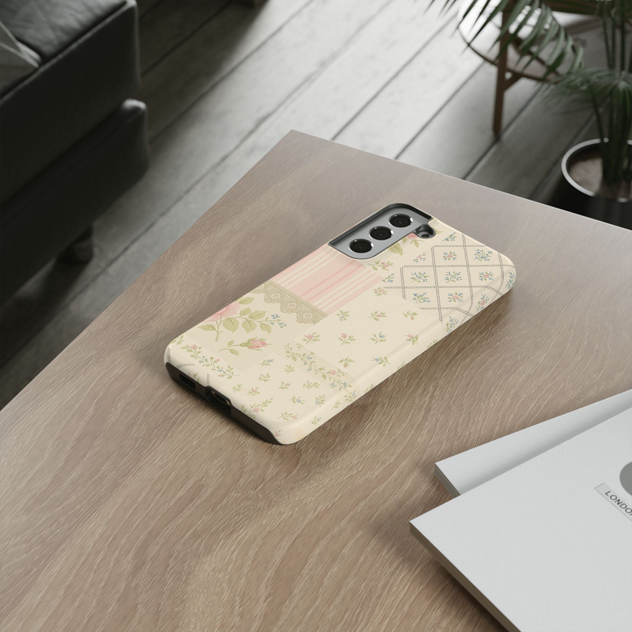 Floral Phone Case, Floral Tough Case, Protective Phone Case, Flower Case, Tough Phone Cover, Floral Tech Accessory