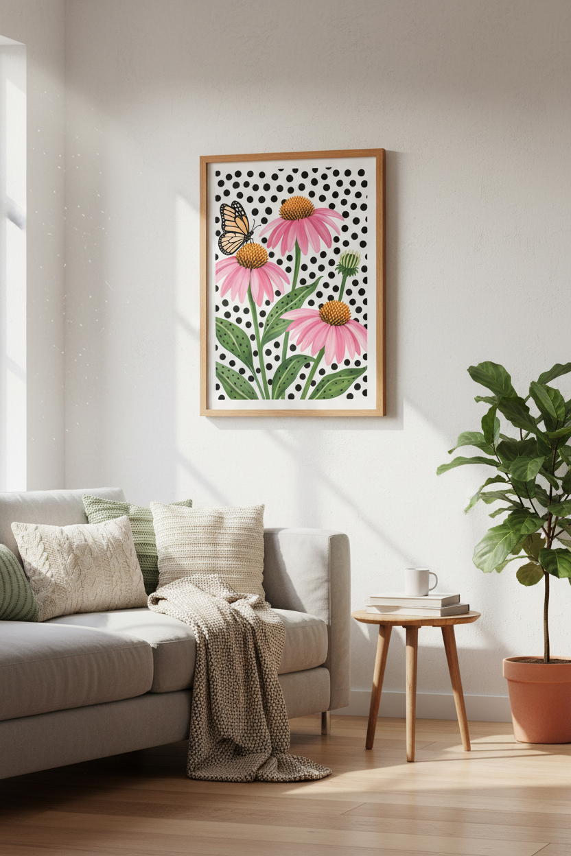 BeeAndFlowers_8567588_mockup2_living-room.png