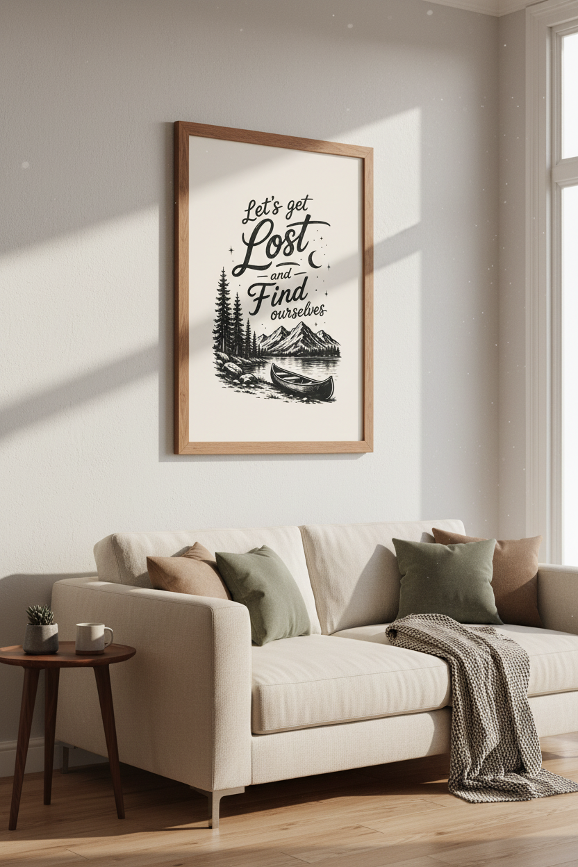 Adventure Mountain Wall Art | Let&
