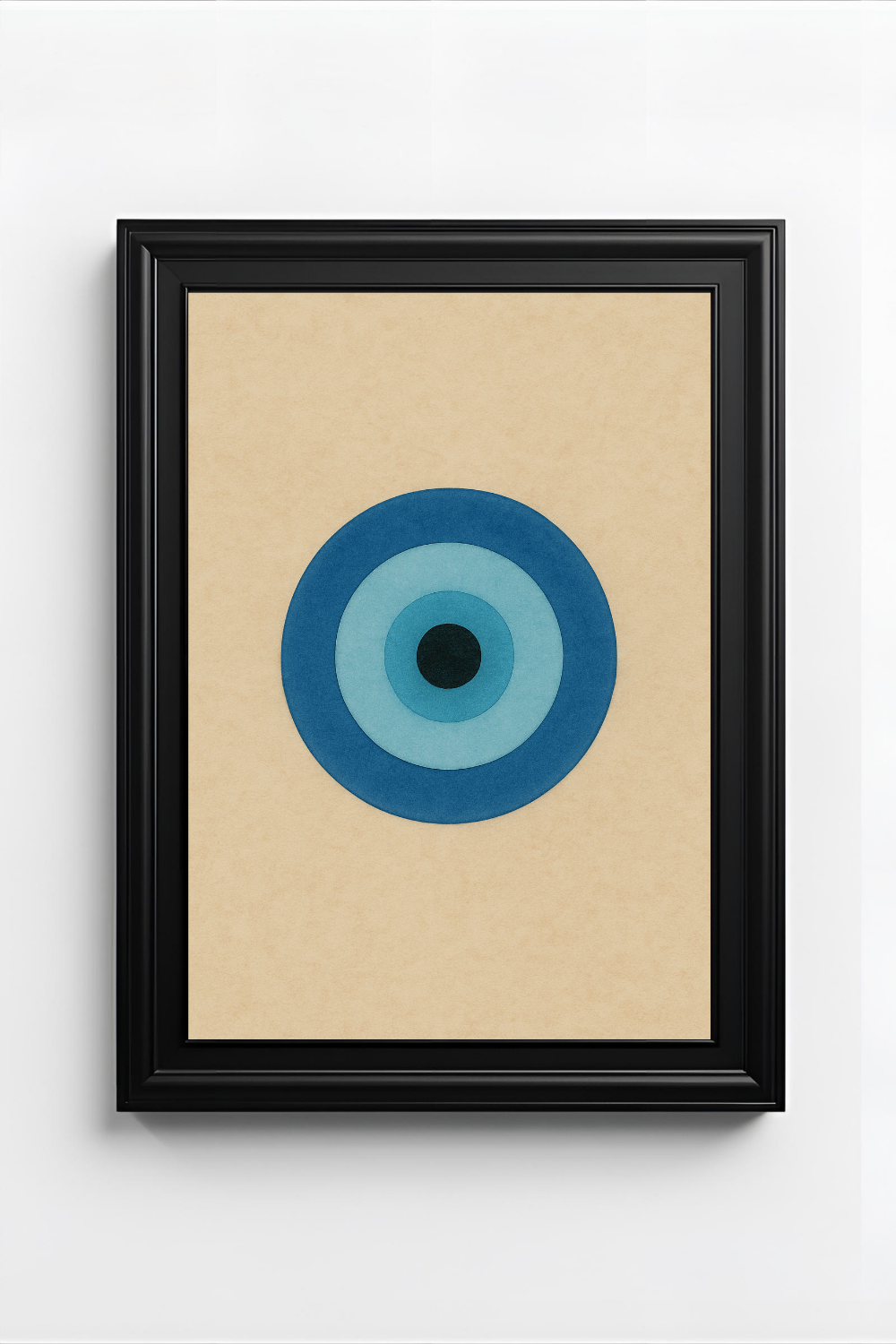 Pastel Evil Eye Wall Art Set - 5 Watercolor Nazar Prints