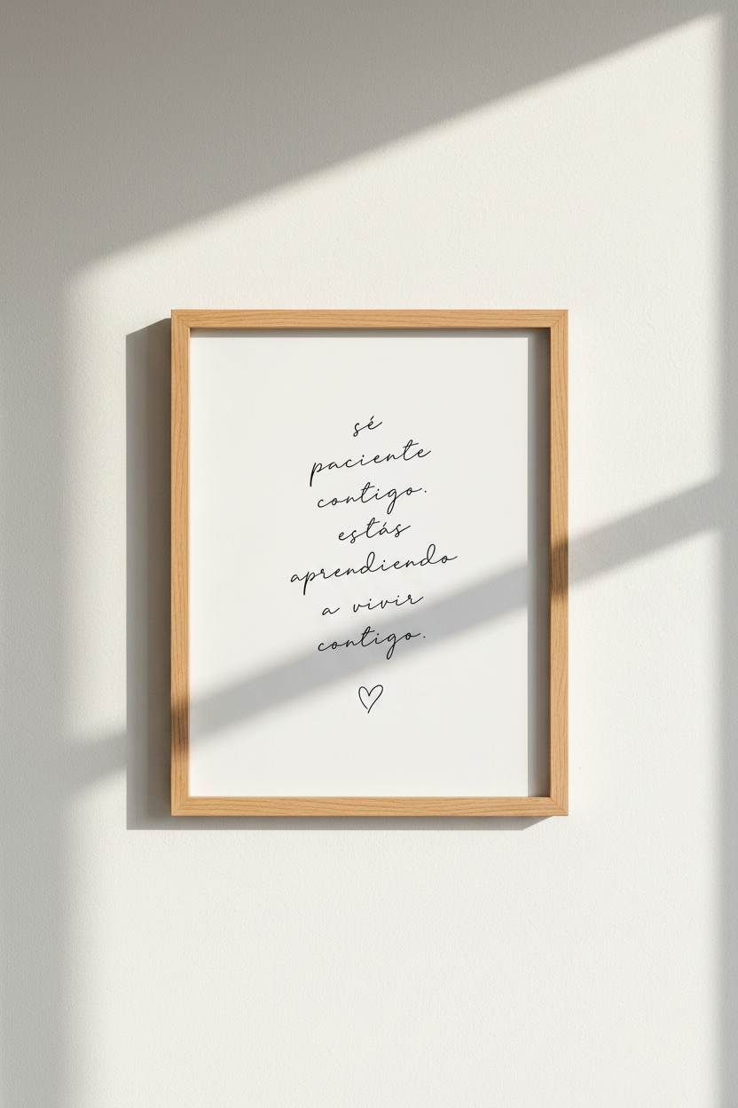 Spanish Quote Wall Art | Minimalist Affirmation Poster, Office & Bedroom Decor