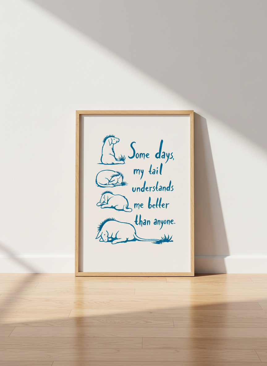 Eeyore Quote Wall Art Print | Child&