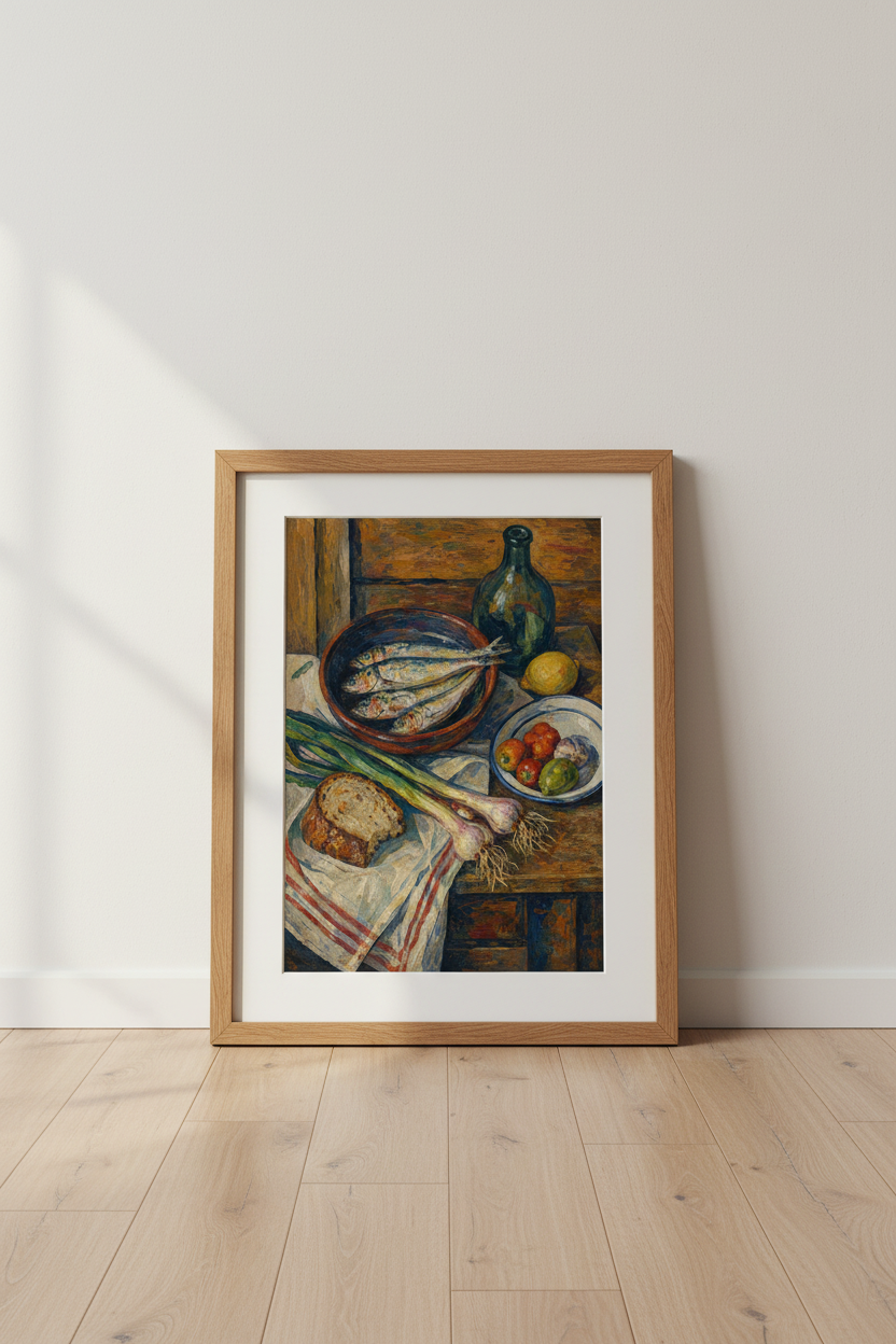 still life print | Impressionist Warmth, Rustic Kitchen Decor