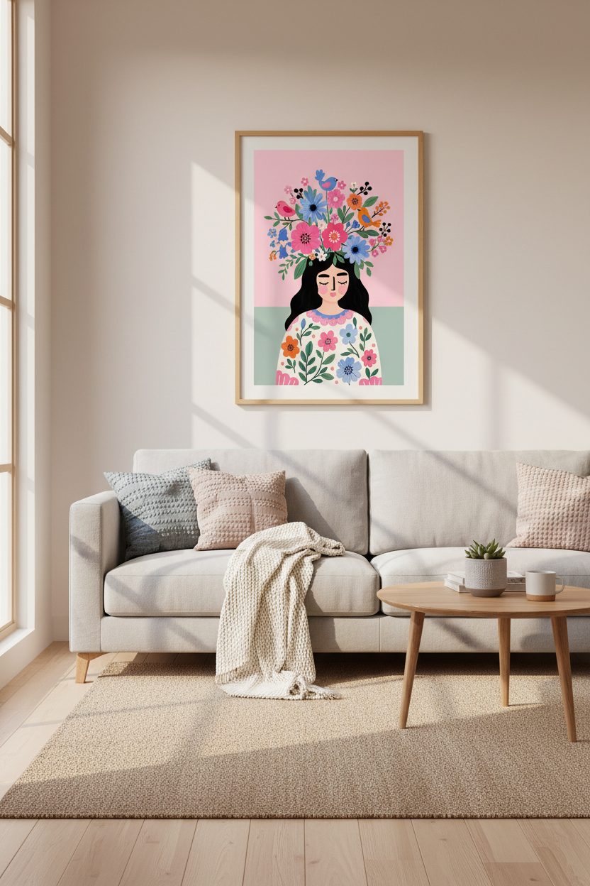 WomanWithFlowers_1616448_mockup2_living-room.png