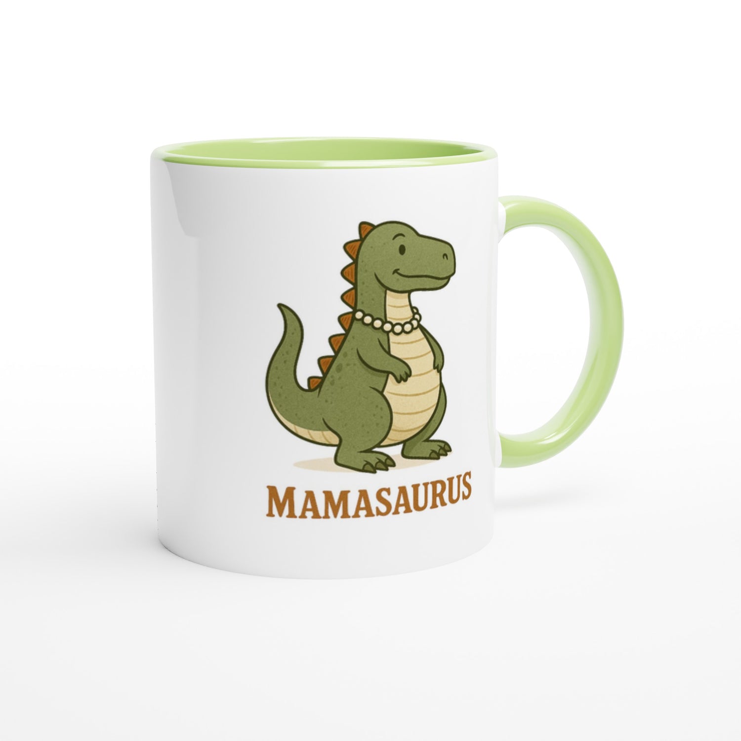 Mamasaurus Mug - Cute Dinosaur Coffee Cup - Perfect Gift for Moms