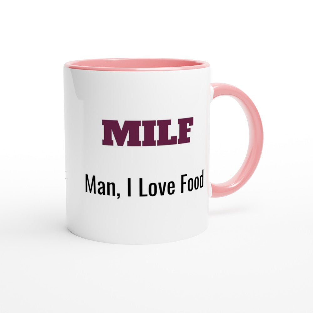 MILF Coffee Mug - Man I Love Food - Funny Humorous Gift - 11oz Ceramic Cup
